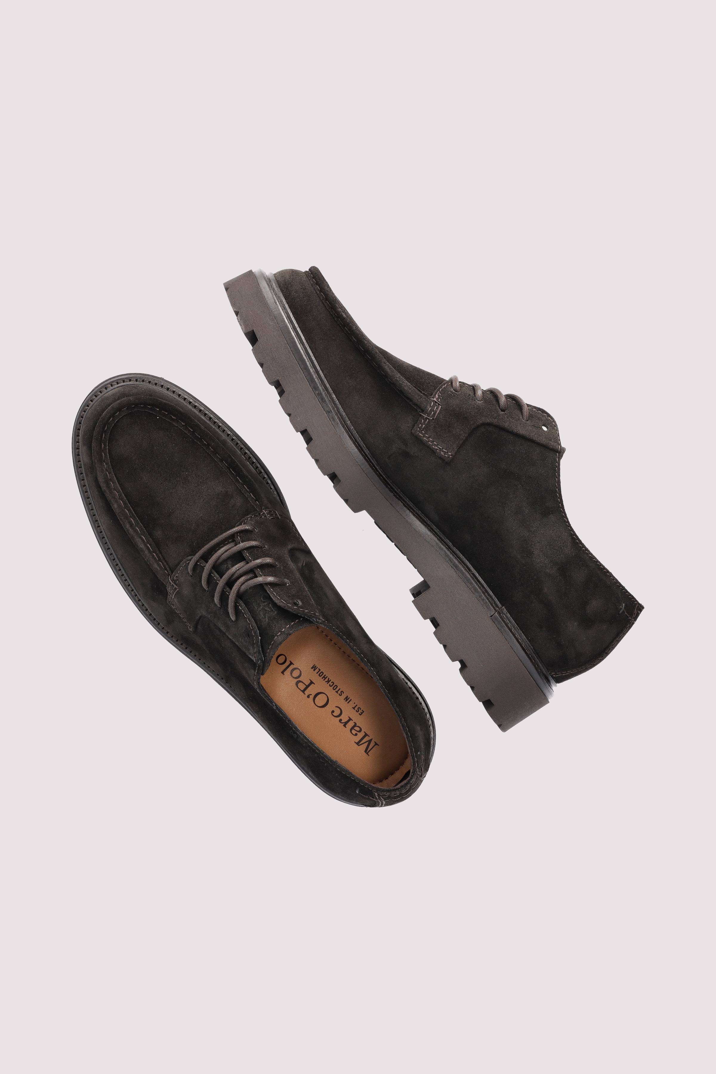 Marc O Polo Schuhe - Marc O'Polo Herren Sneaker Braun Leder