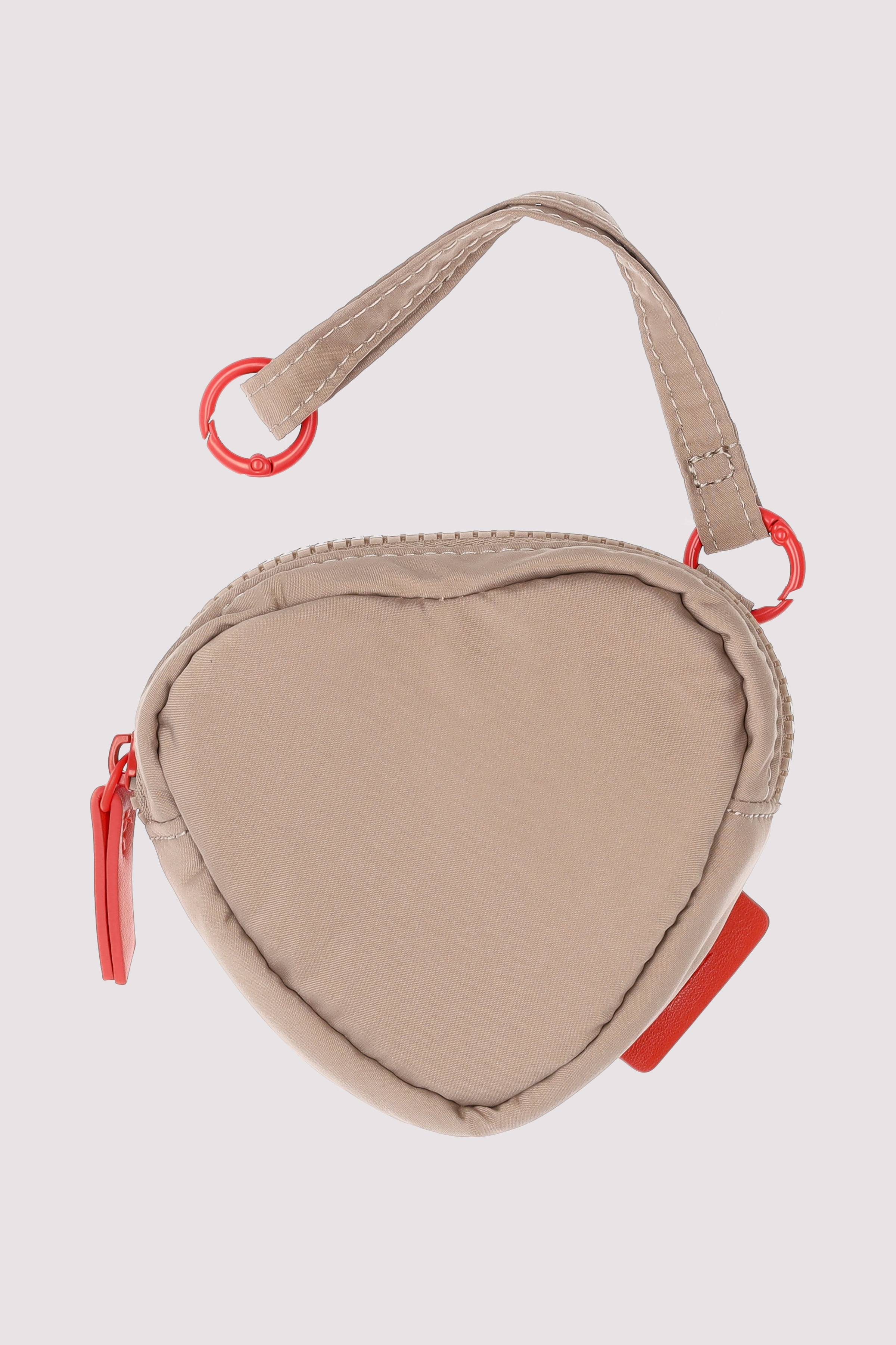 Beige Nylon-Herztasche Les Visionnaires