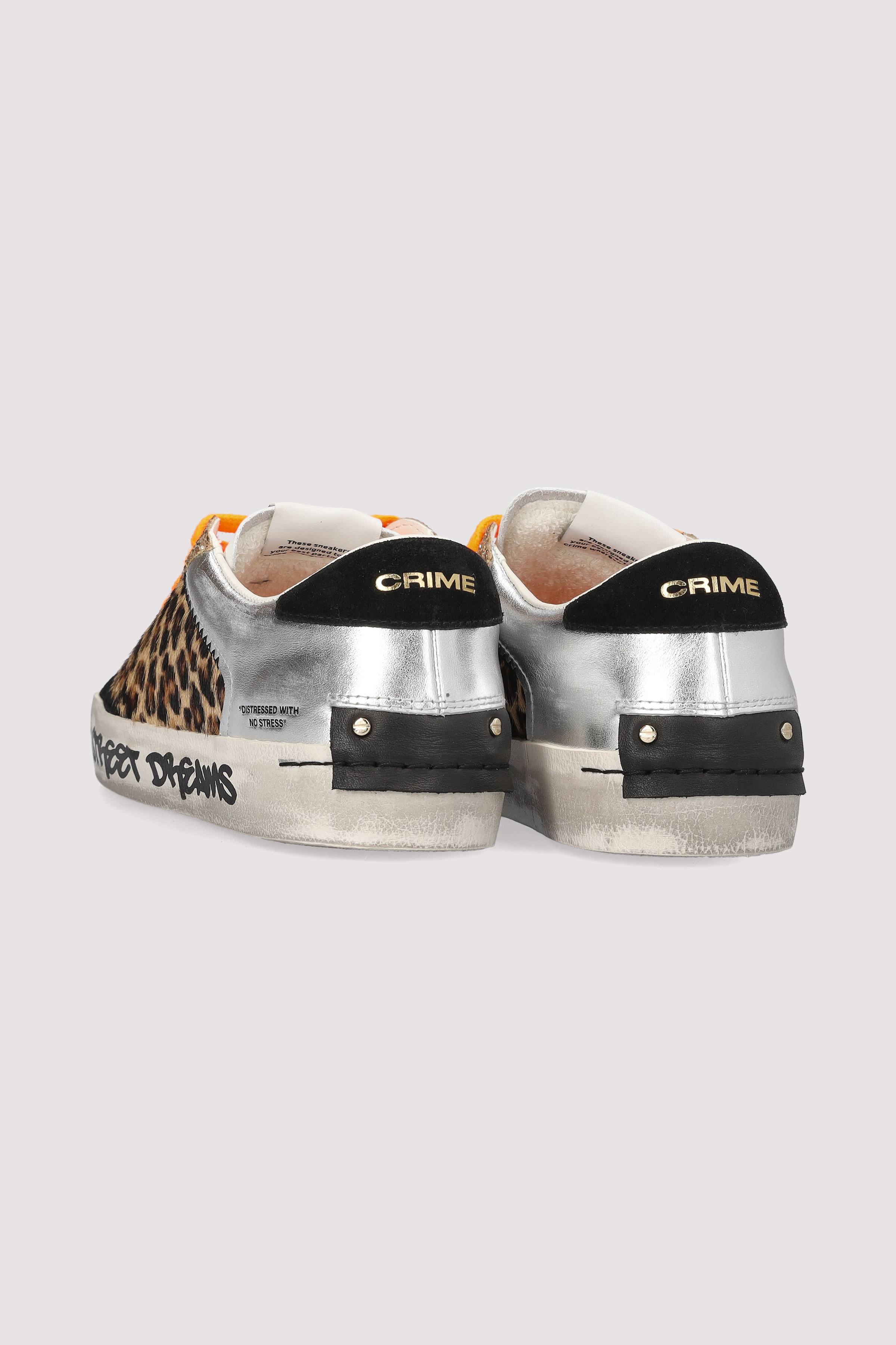 Crime London - Crime London Damen Sneaker Low-Top Bunt
