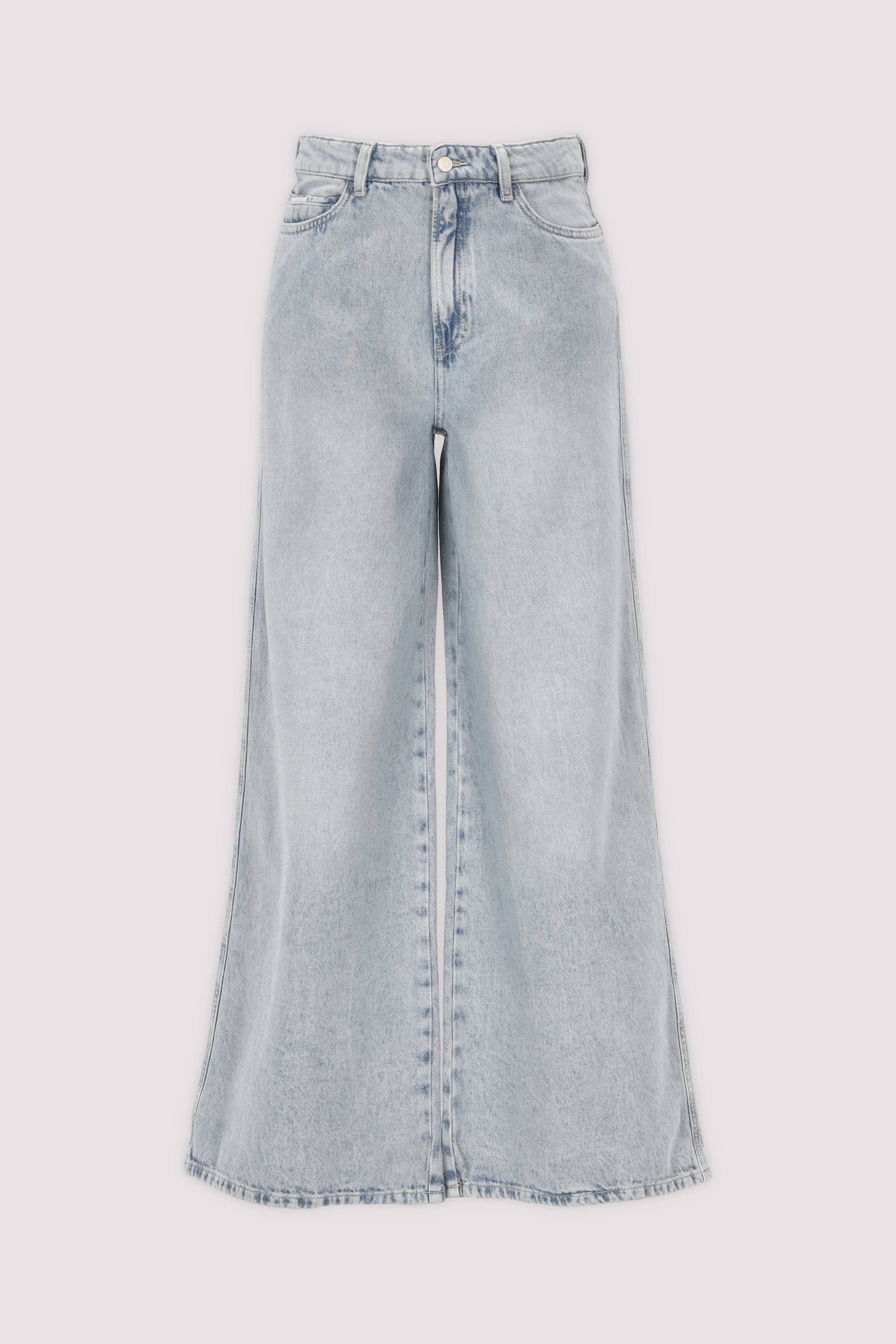 Denim Trousers, High Waist, Ex