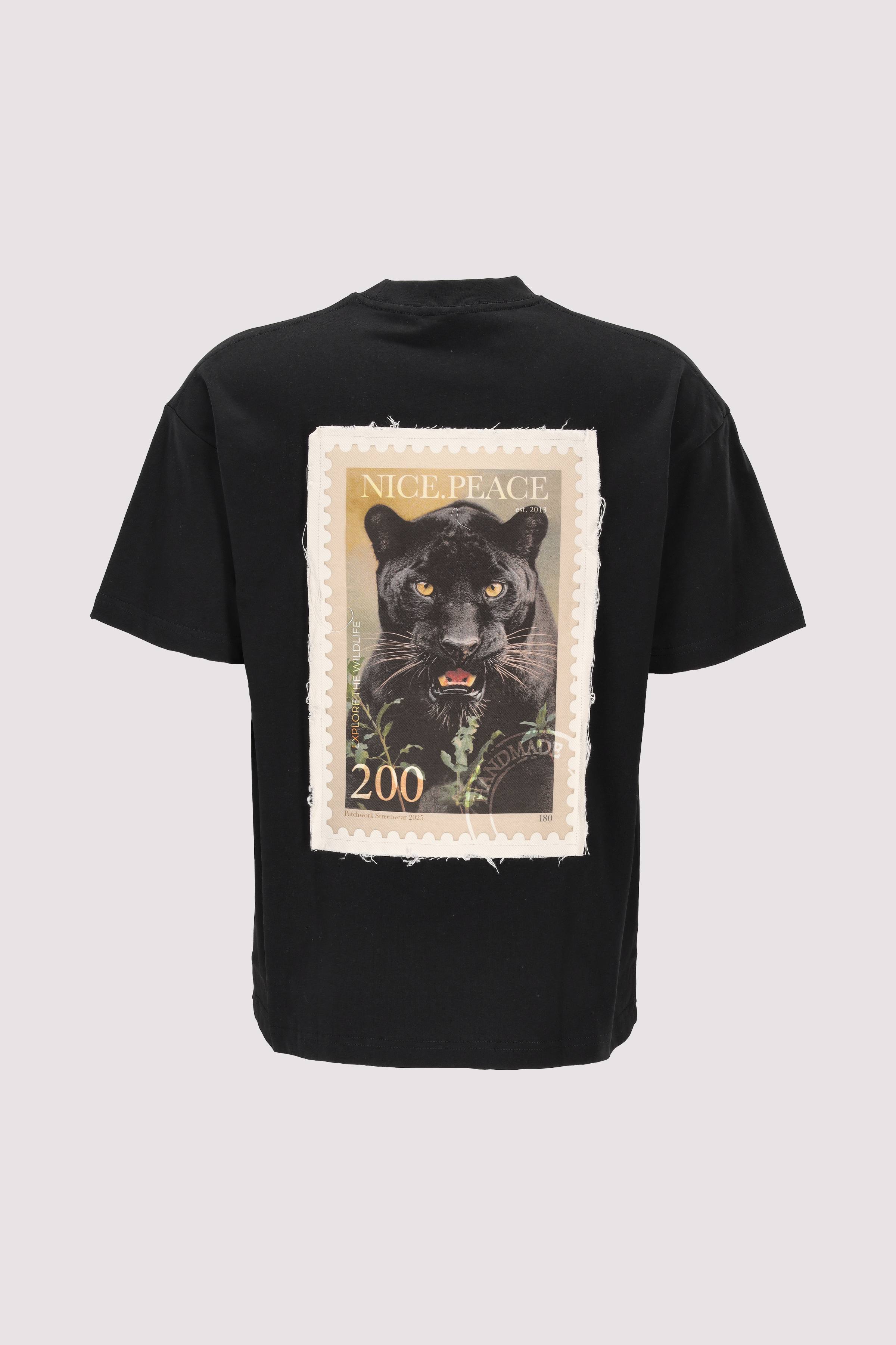 Nice Peace Damen-T-Shirt schwarz