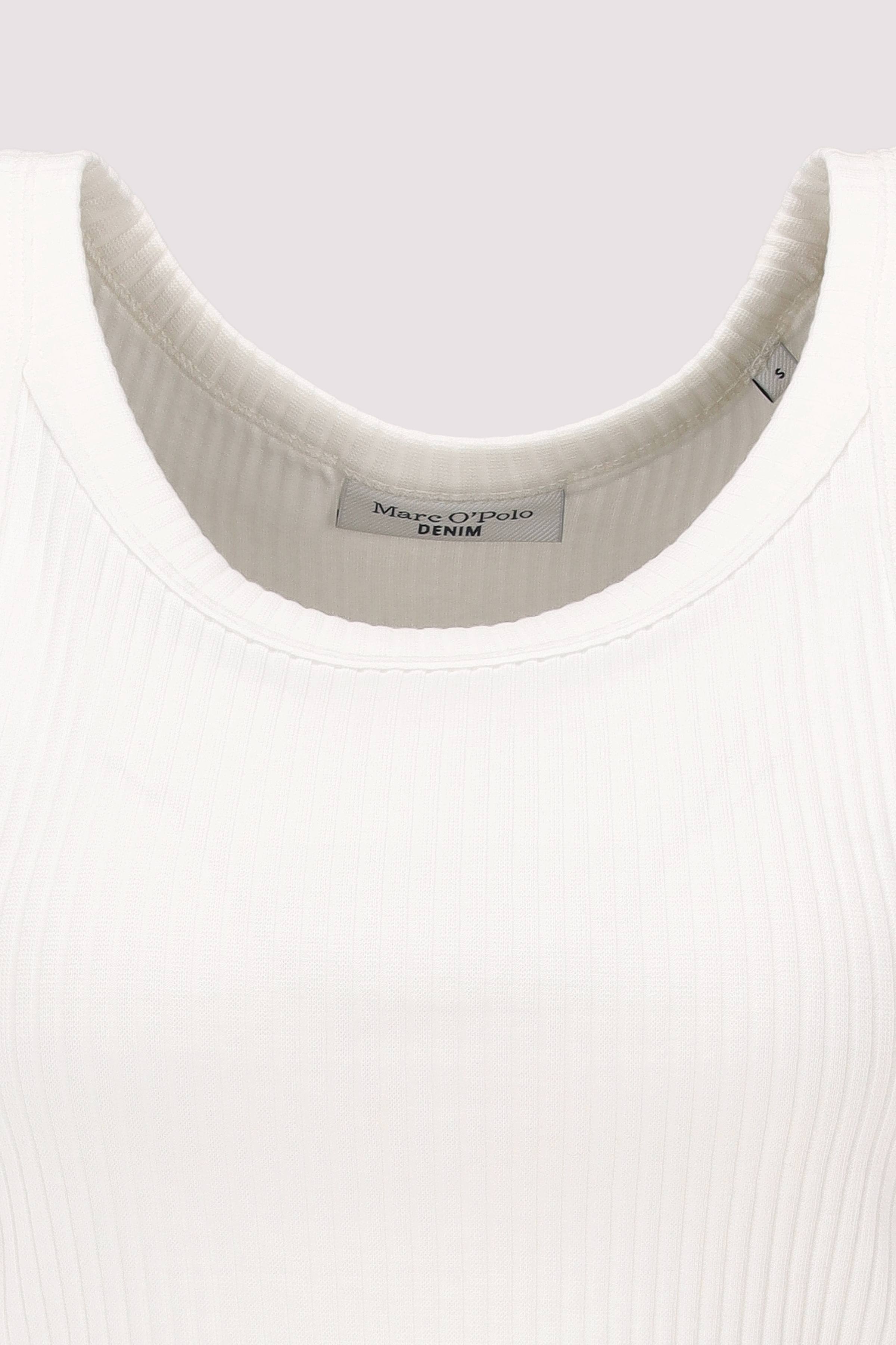 Marc O'Polo Denim - T-Shirt, SLL, Rib, Cropped