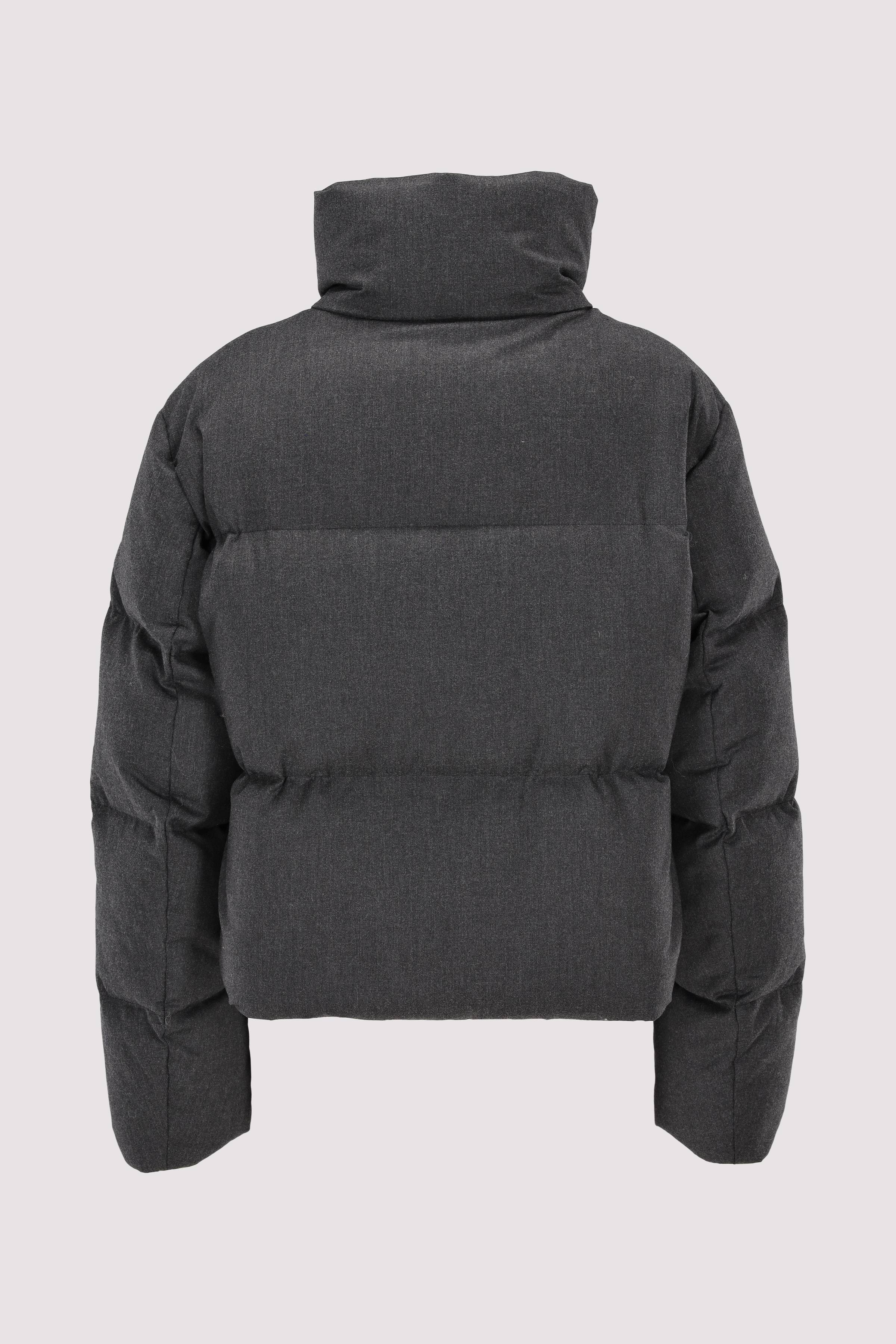Jacket, down filled, stand-up 