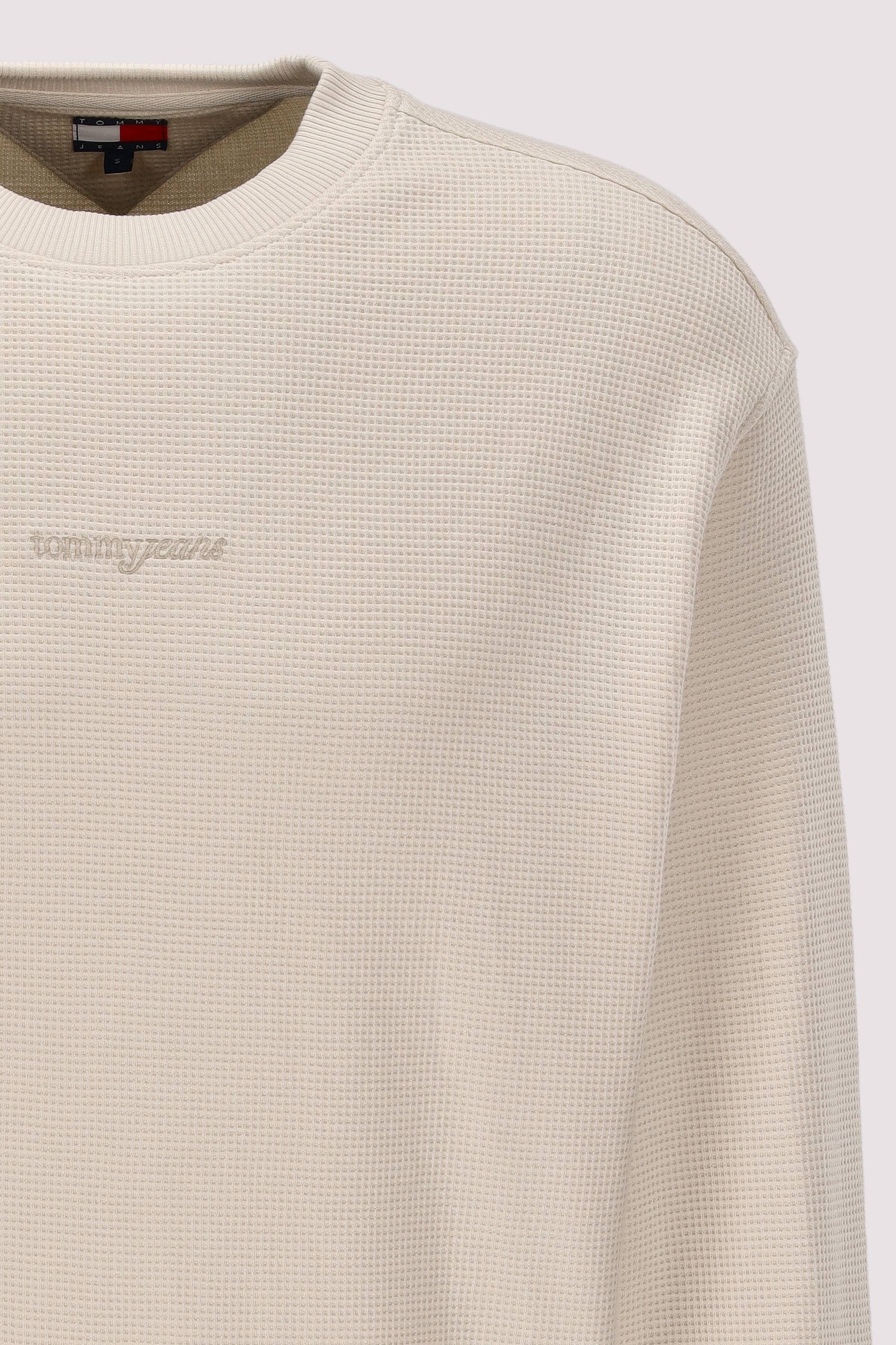 Tommy Jeans - TJM RLX WAFFLE SCRIPT CREW