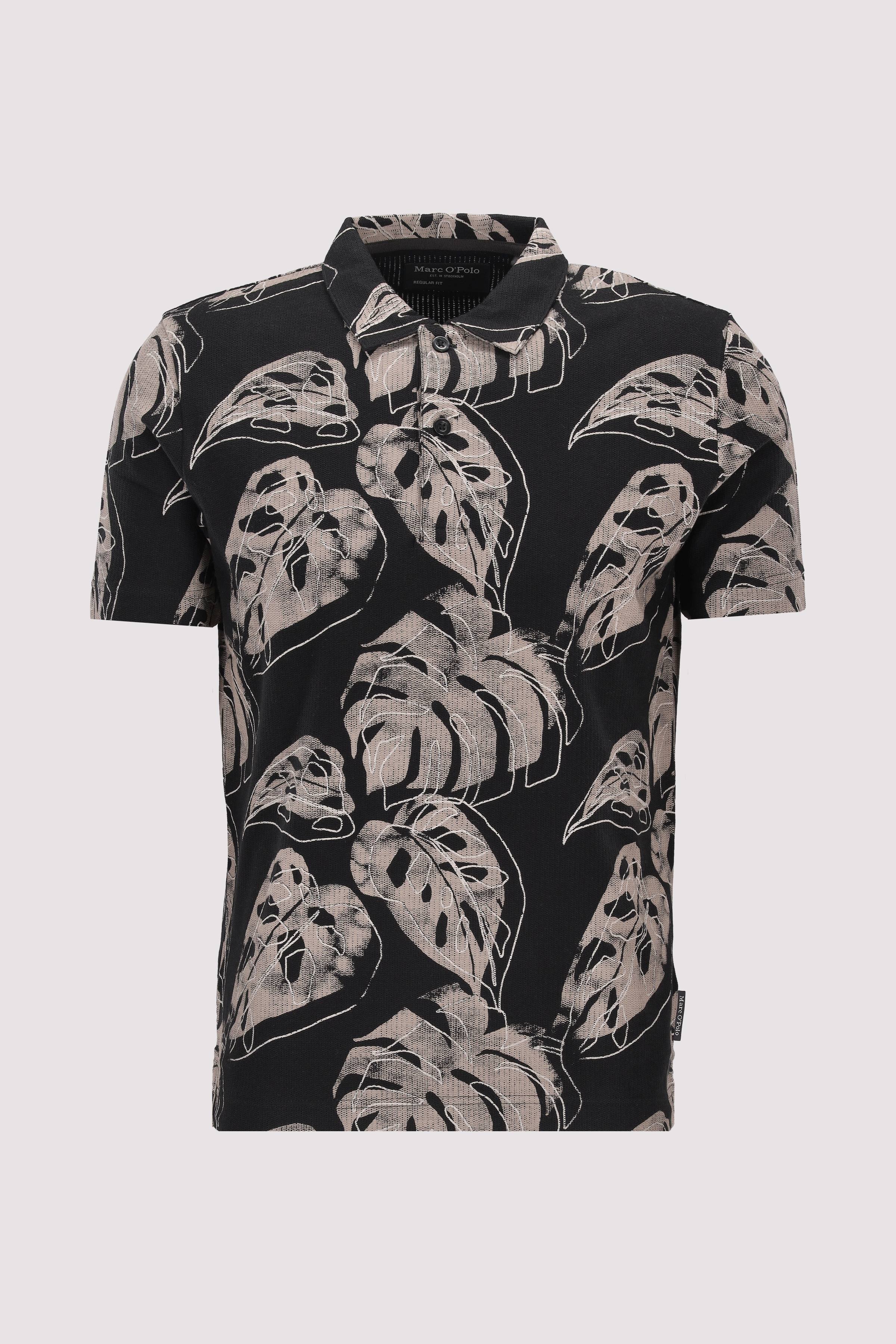 Poloshirt, short sleeve, AOP