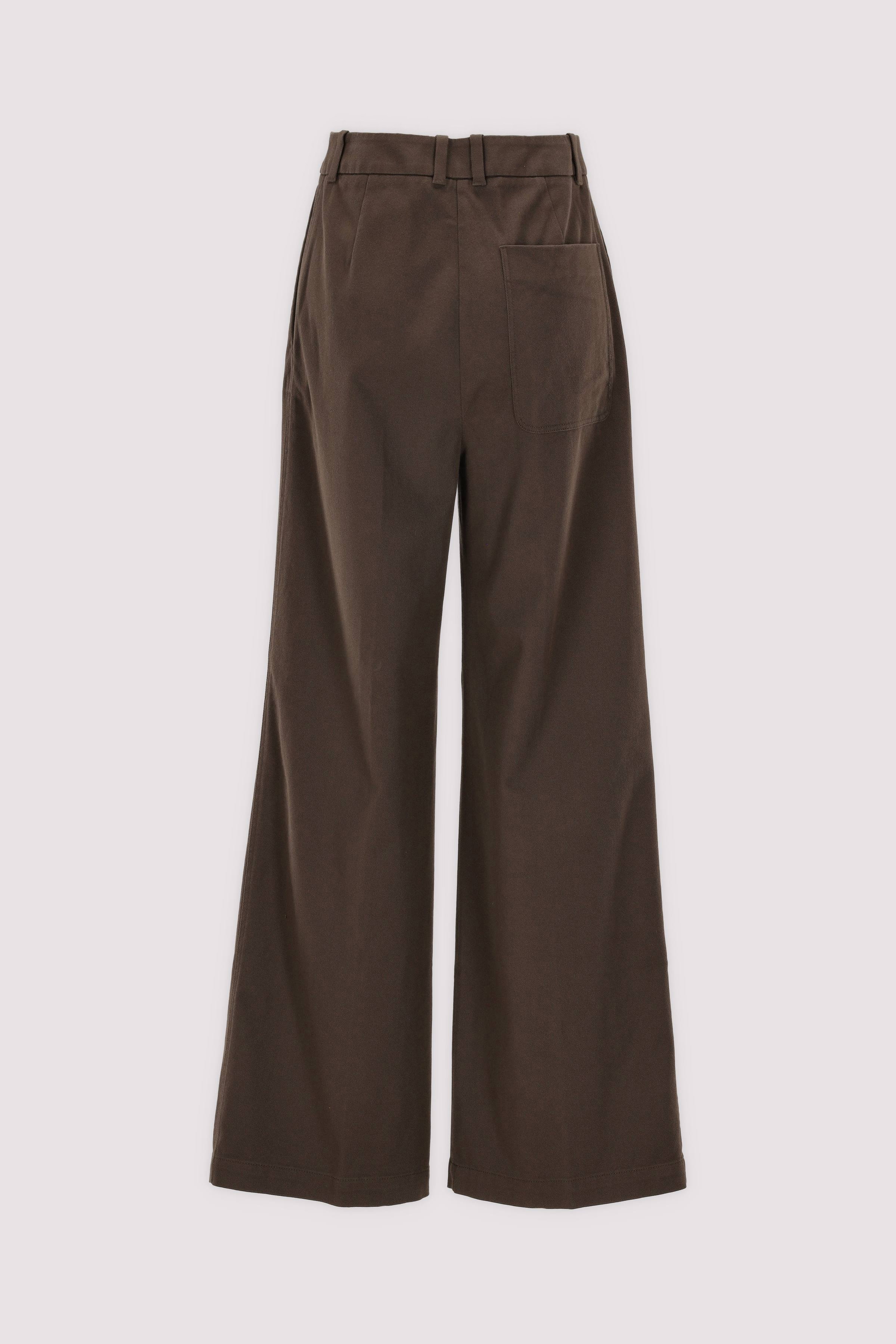 Marc O'Polo Wide-Leg-Hose Mossy earth