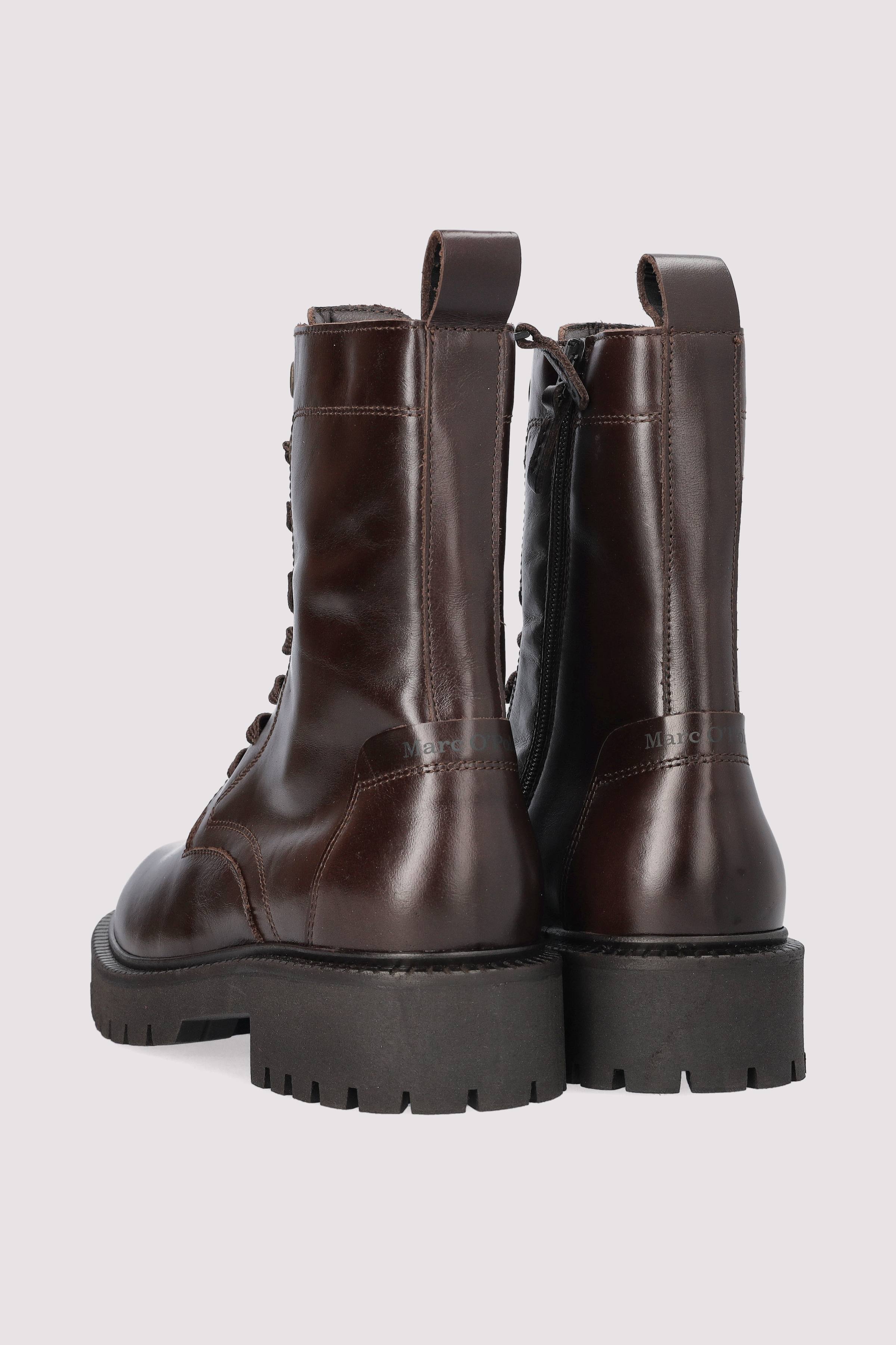 Marc O Polo Schuhe - Marc O'Polo Damen Ankle Boot braun Leder