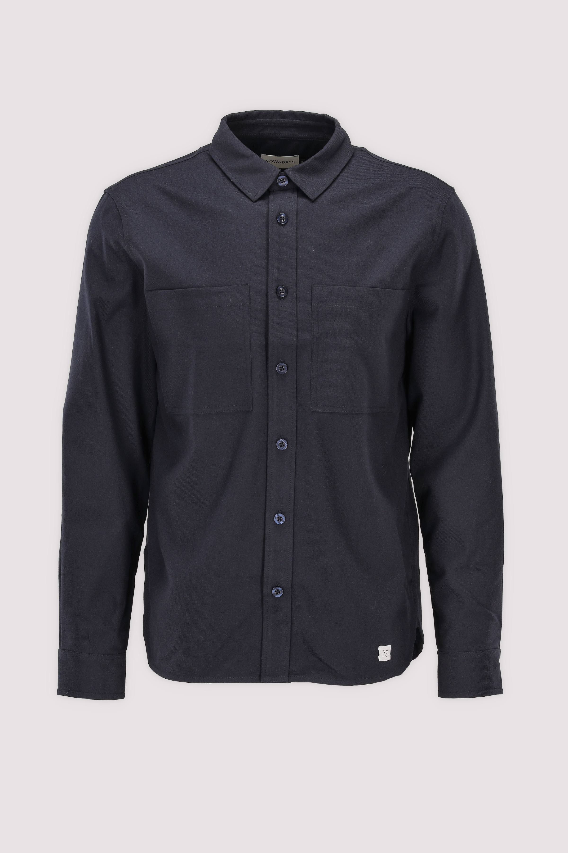 NOWADAYS Herren Langarmhemd Sky Captain