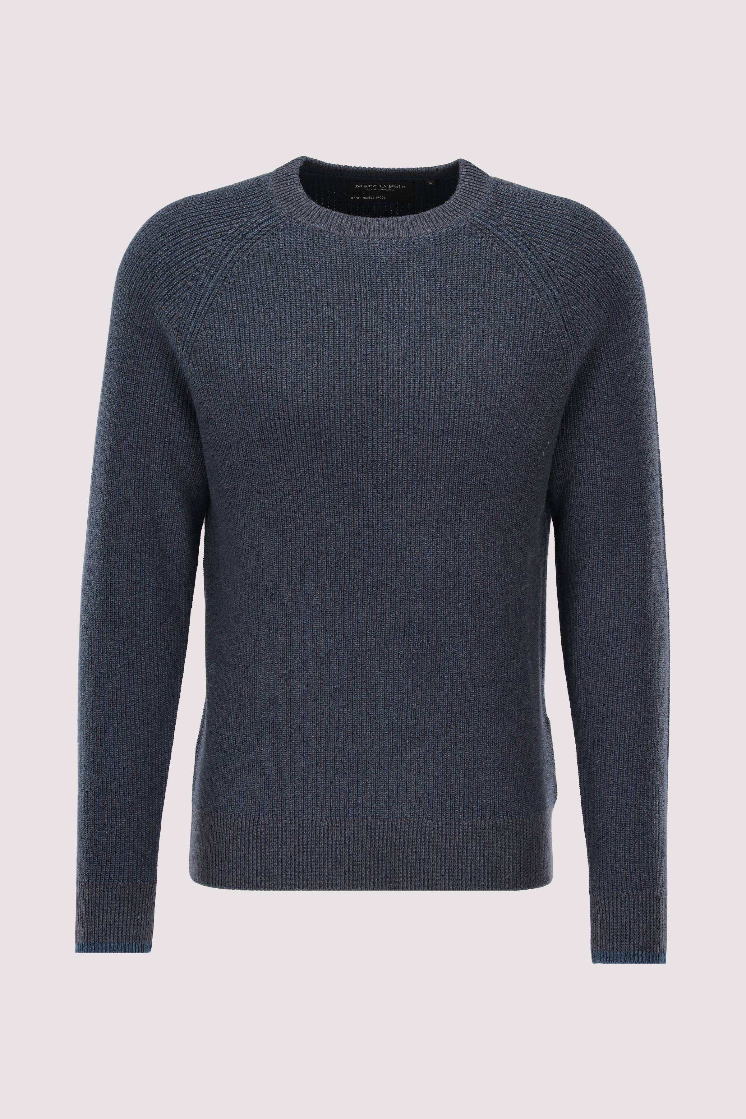 Crew neck, structured, bi-colo