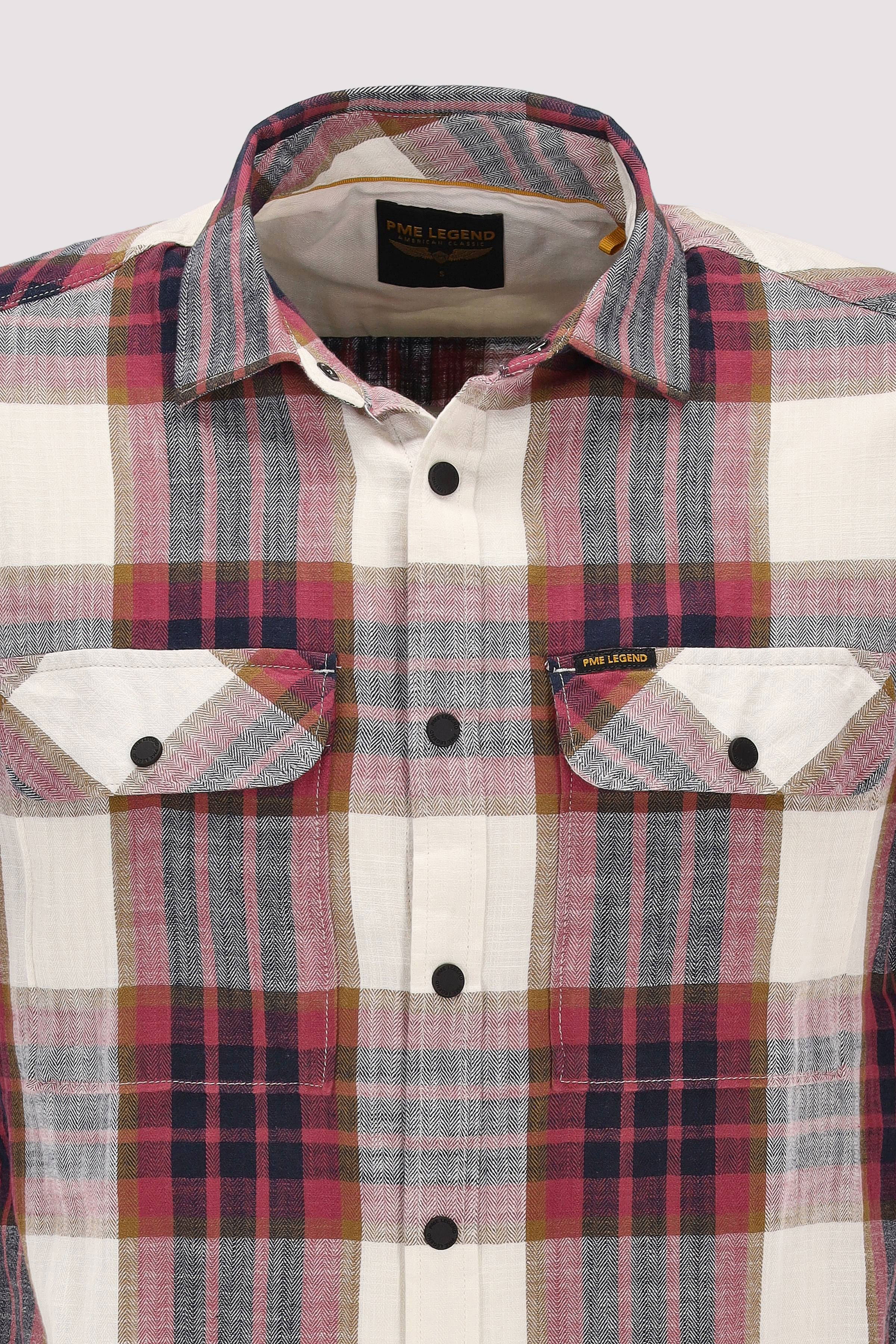 PME Legend - Short Sleeve Shirt Y/D Slub He