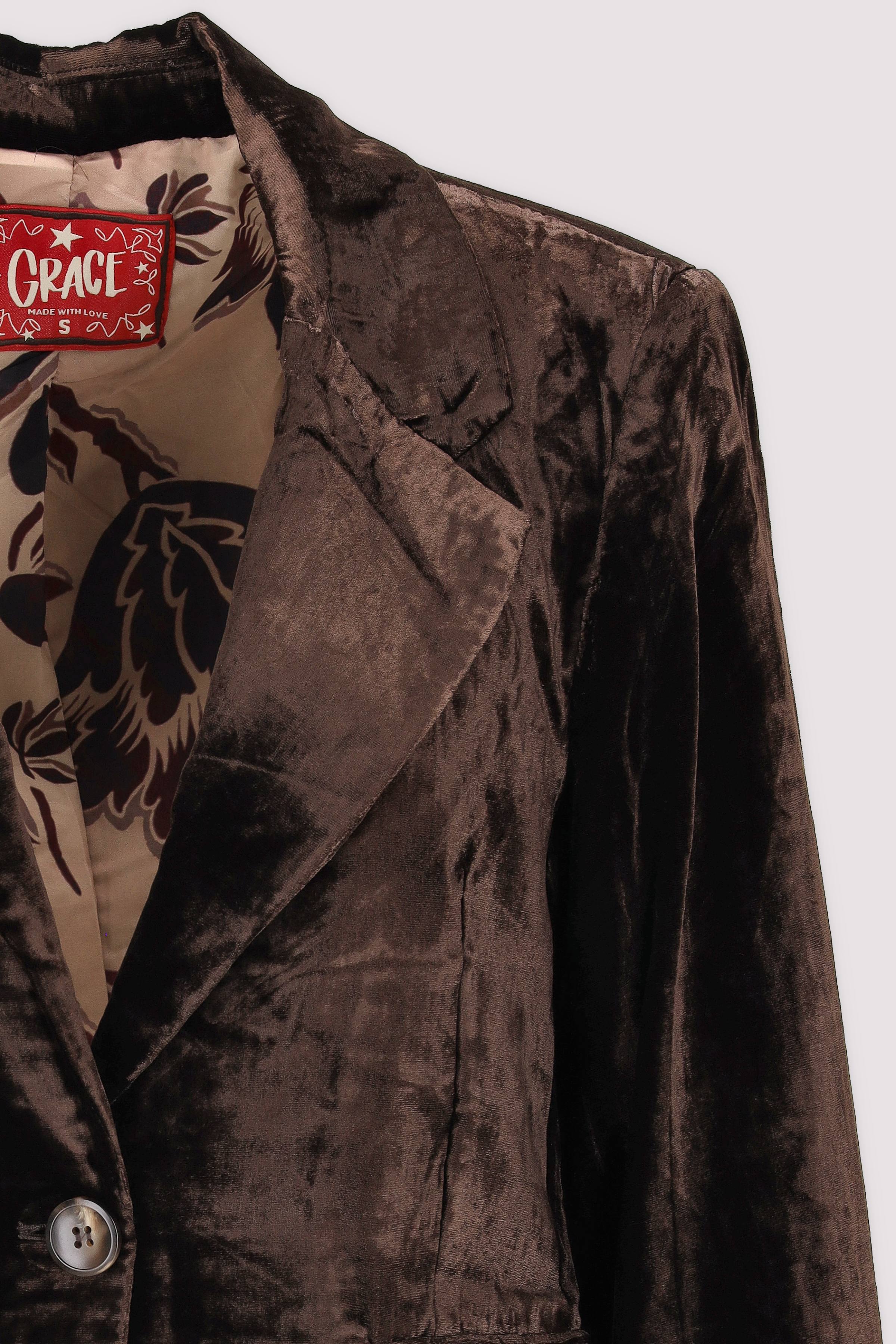 Grace - Kurzer Blazer Grace in Choco, vielseitig