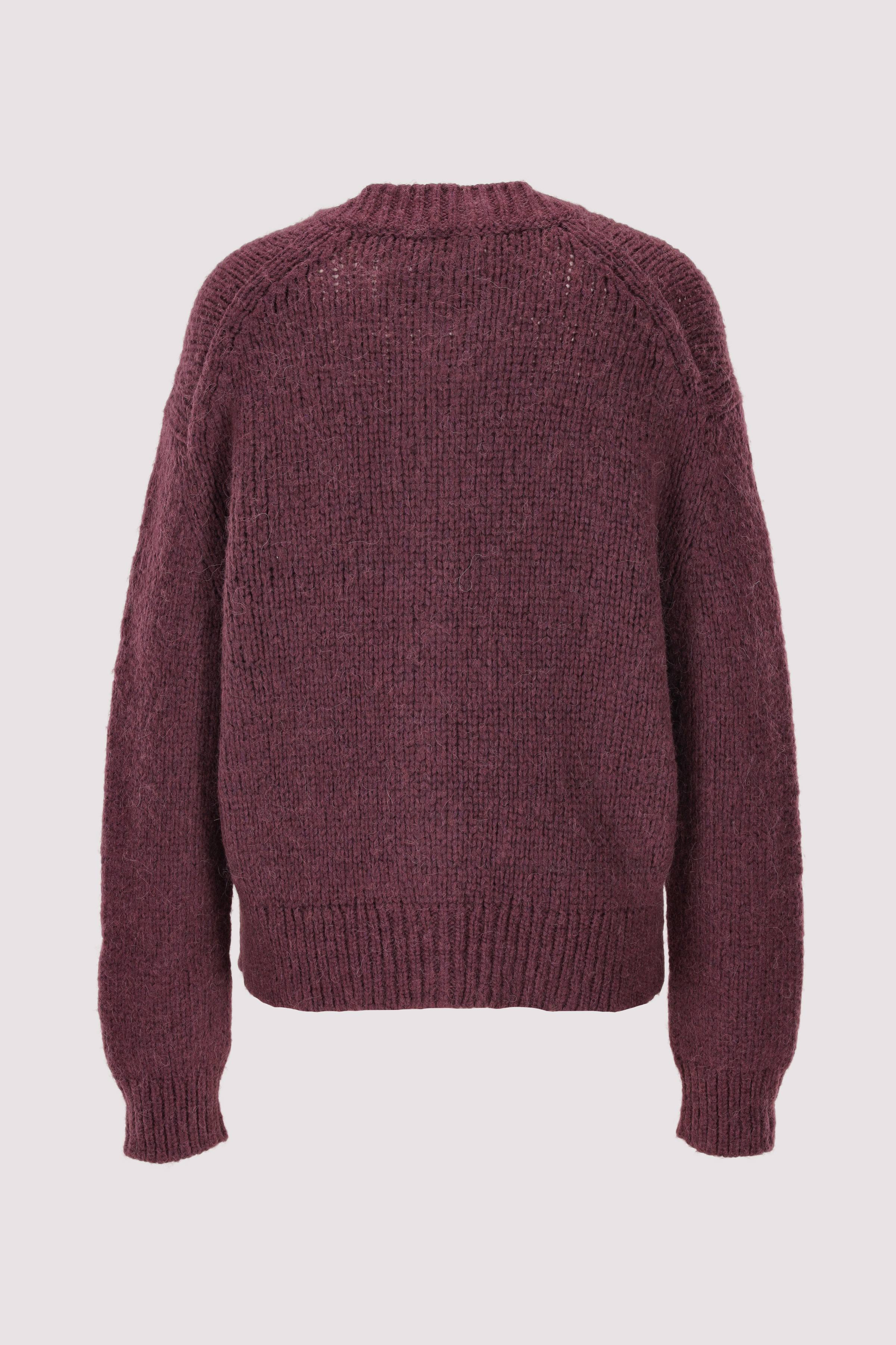 Marc O'Polo kurze Strickjacke rot