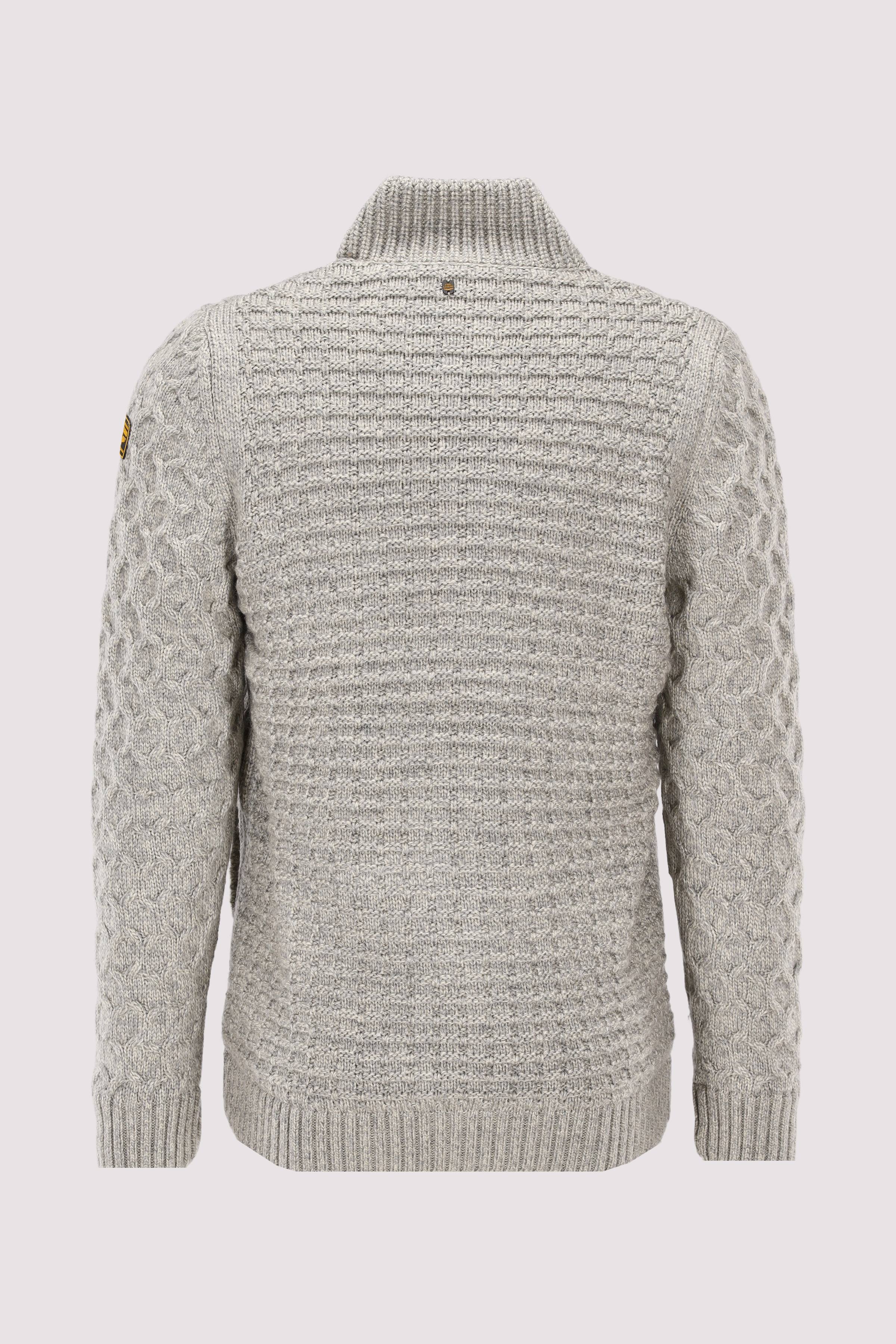 PME Legend - Zip jacket heavy knit mixed ya PME Legend - Zip jacket heavy knit mixed ya