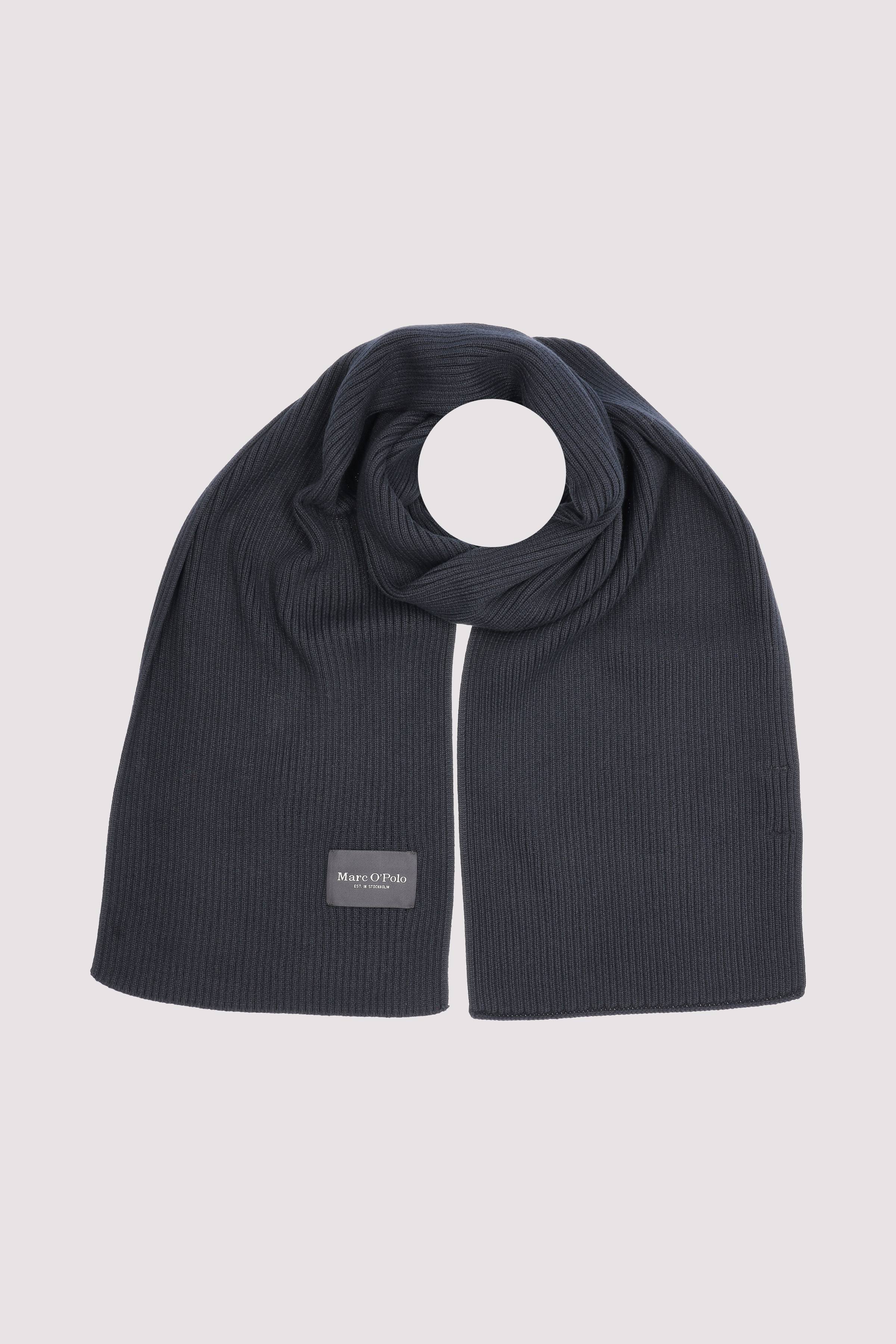 Marc O'Polo Herren Schal Dark Navy weich