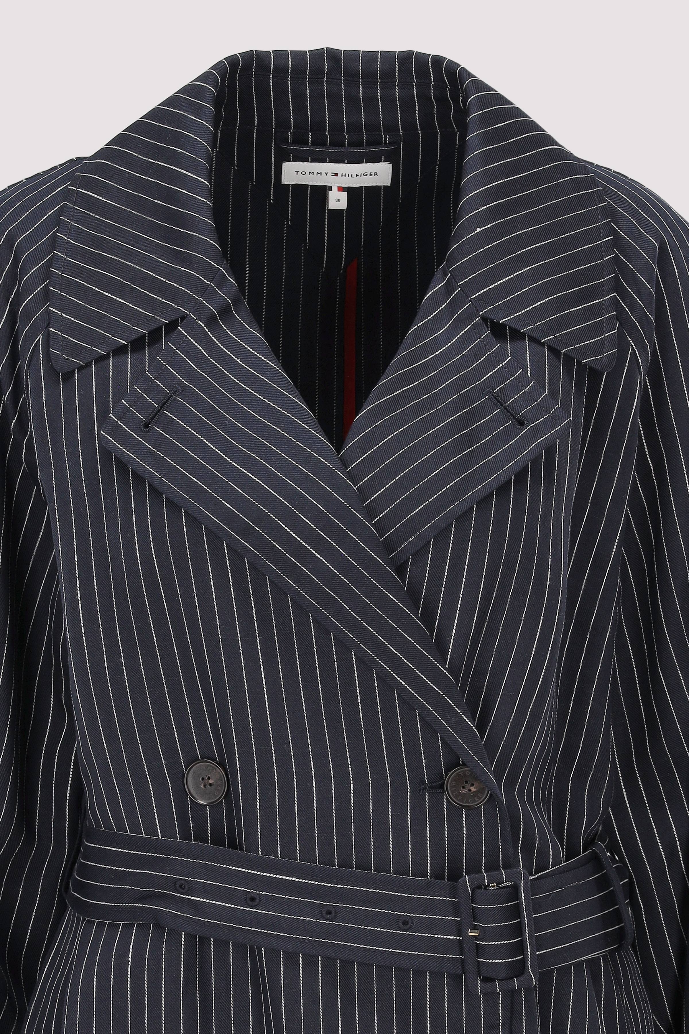 Tommy Hilfiger - Tommy Hilfiger Leinen-Trenchcoat Blue