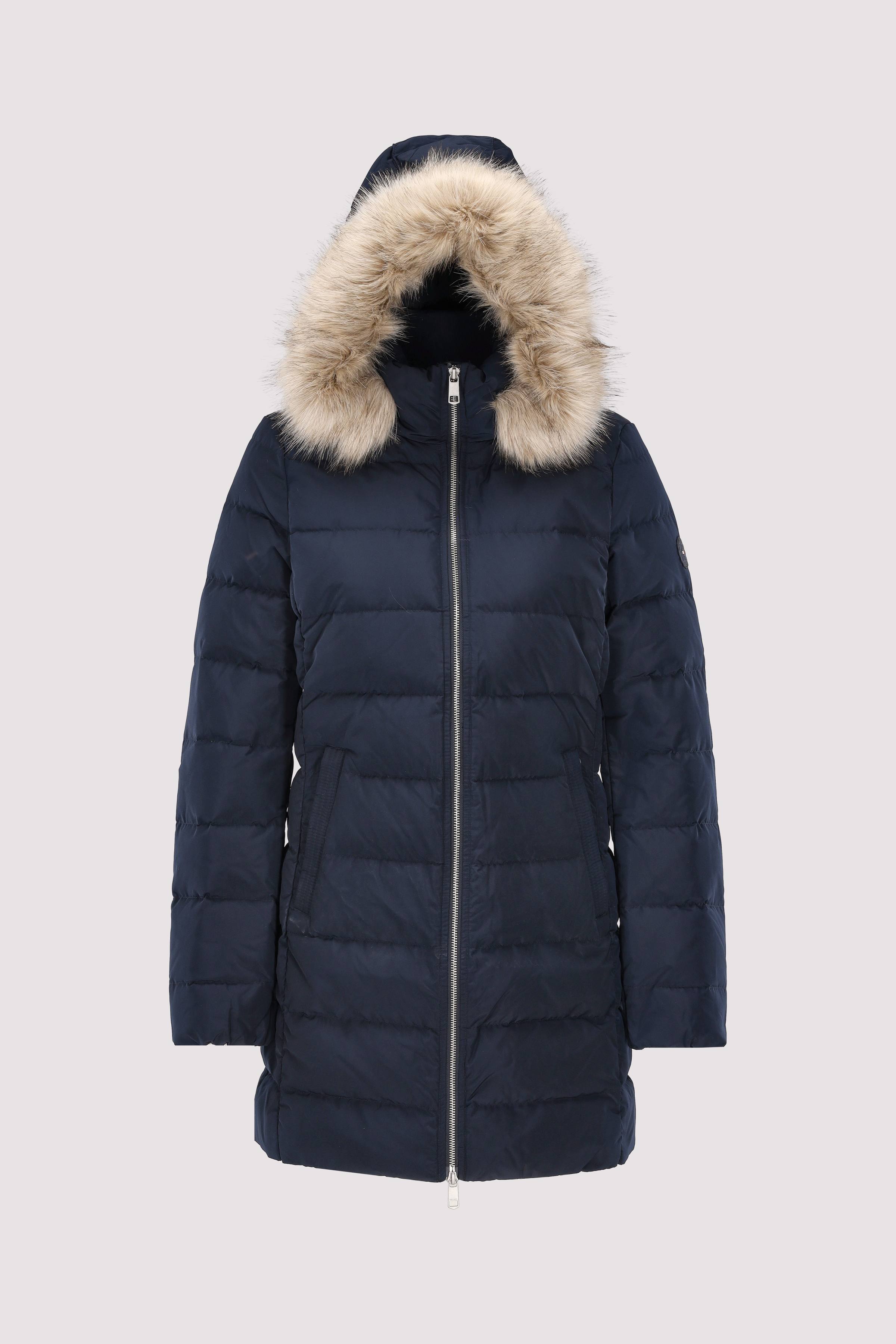 Tommy Hilfiger - MW DOWN SLIM COAT WITH FUR Tommy Hilfiger - MW DOWN SLIM COAT WITH FUR