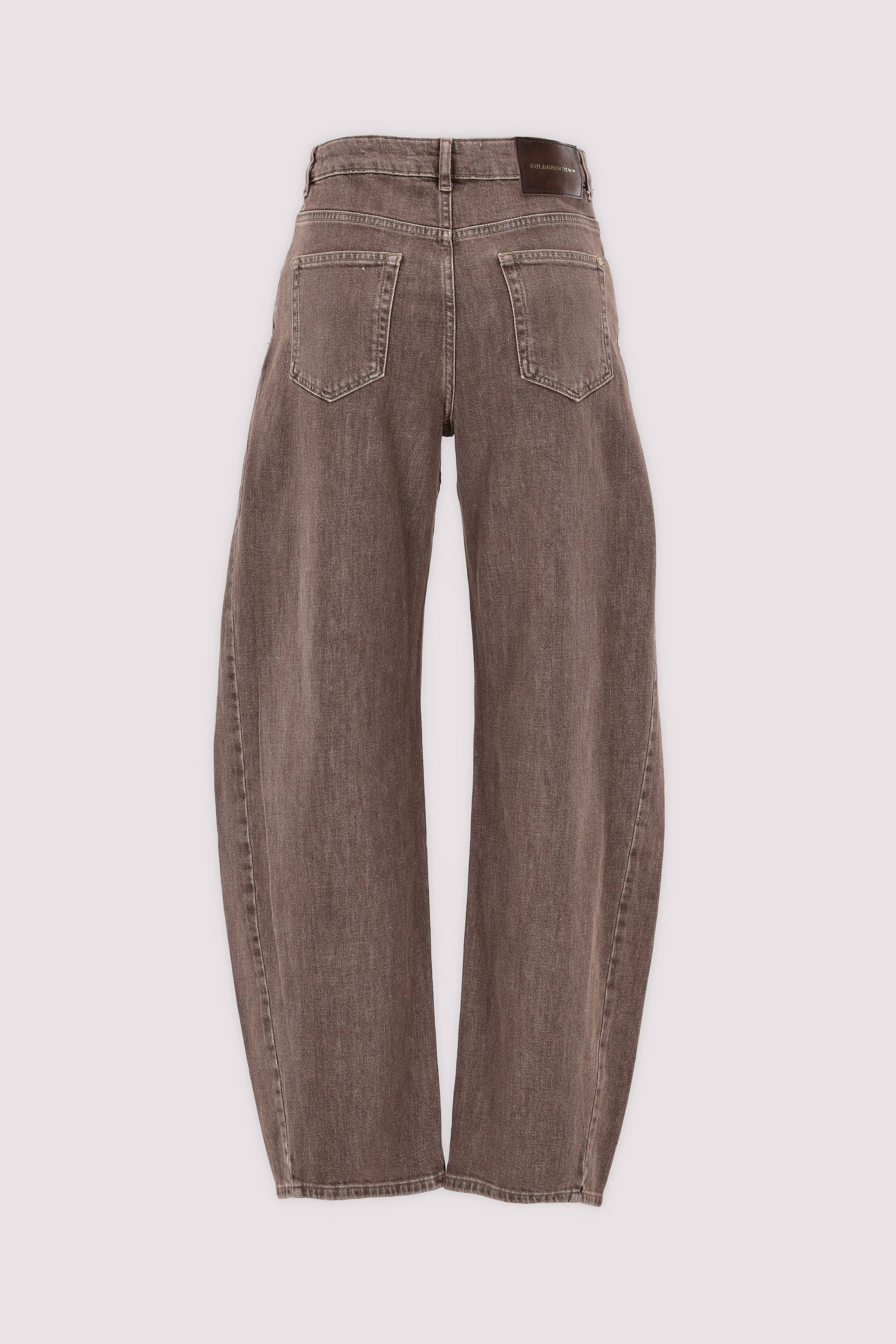 Goldgarn Damen O-Shape-Jeans Hellbraun