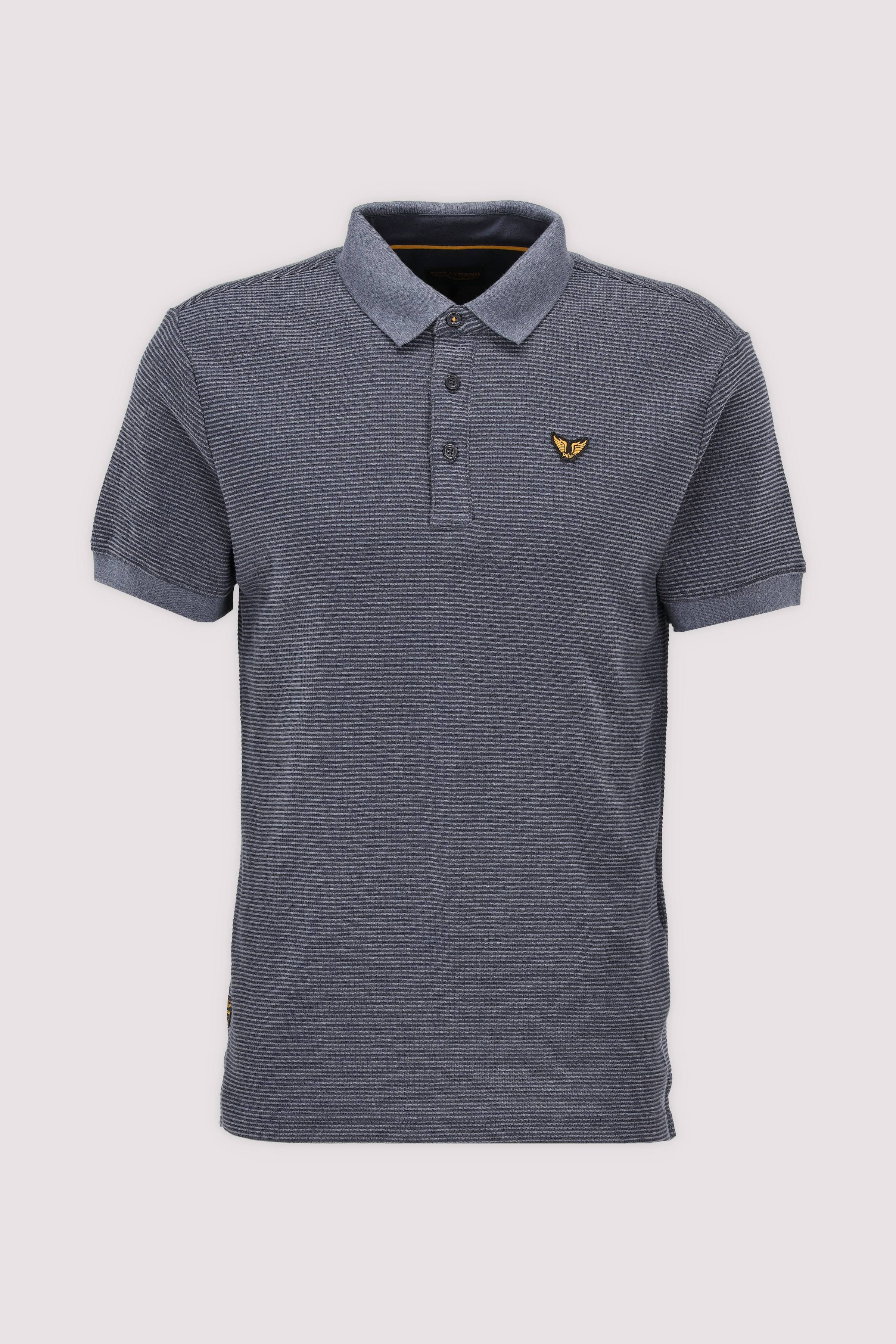 Short sleeve polo 2 tone textu