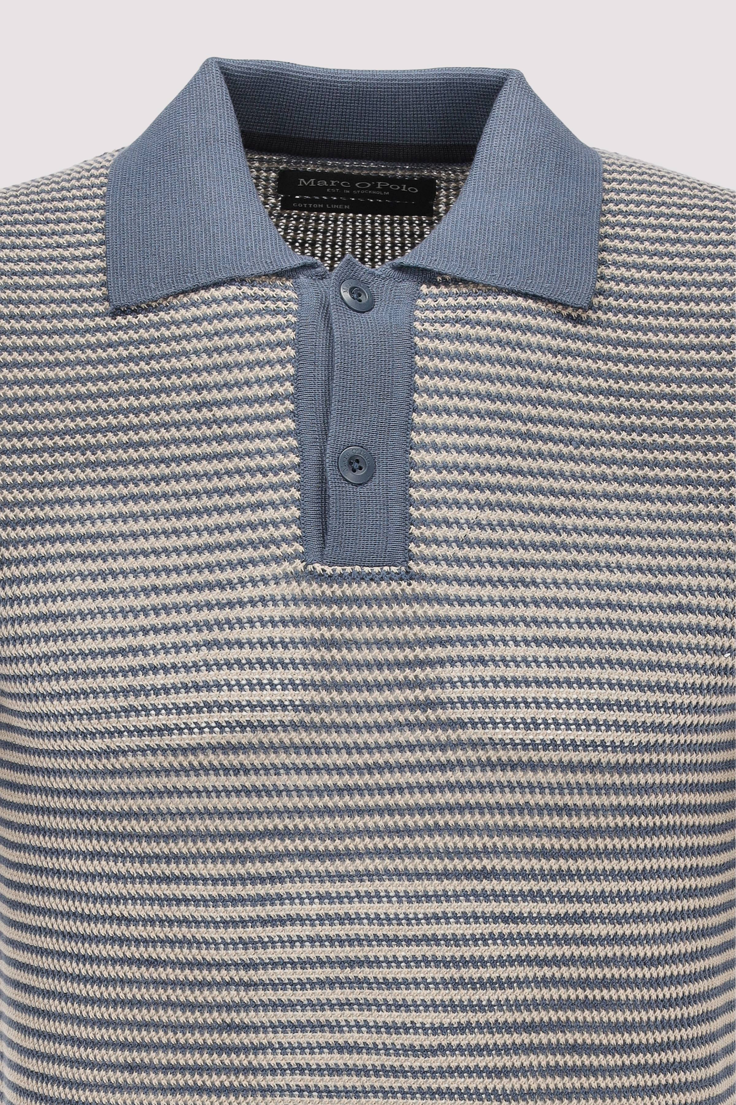 Marc O´Polo International - Polo, structured cotton, strip Marc O´Polo International - Polo, structured cotton, strip