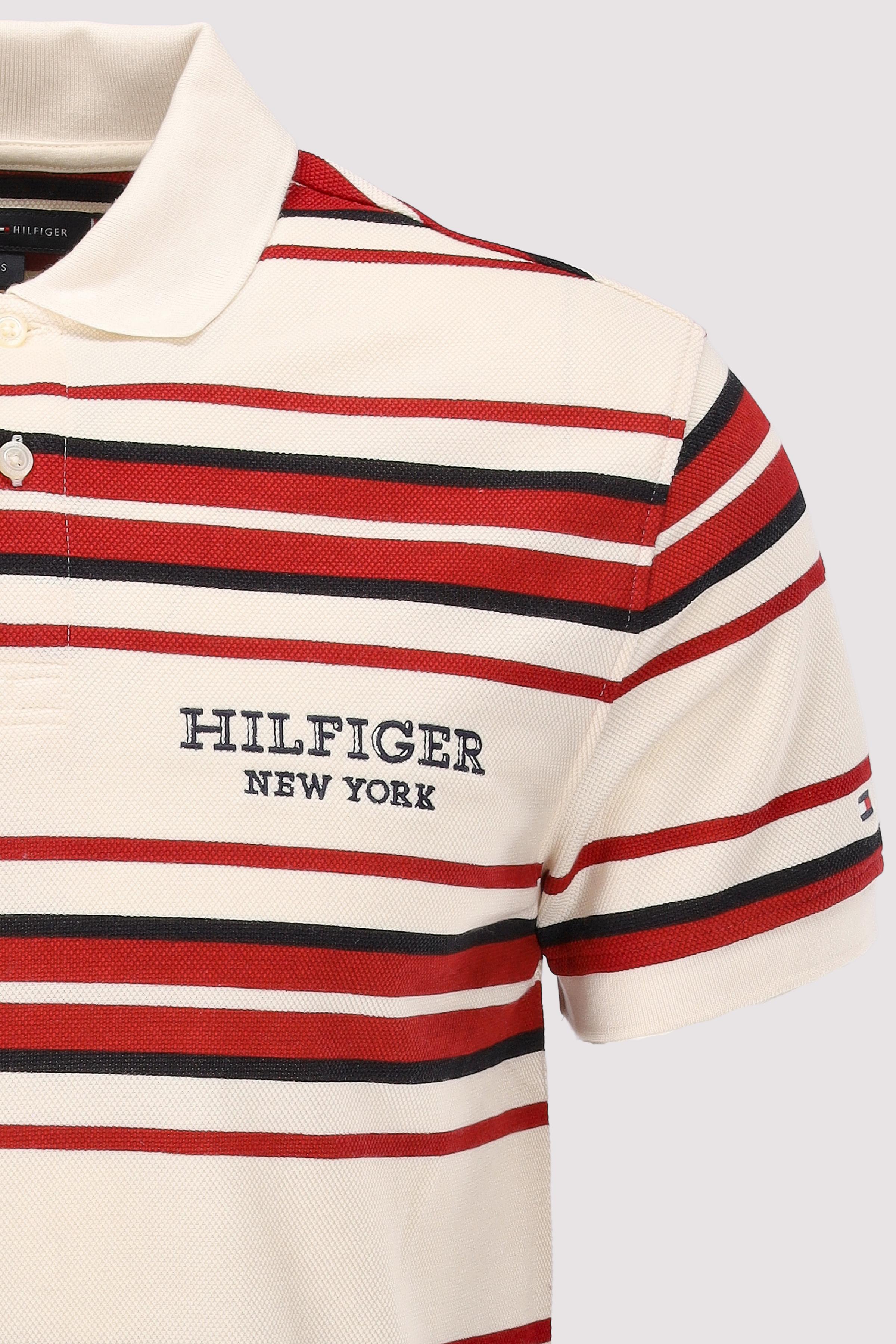 STRIPE HONEYCOMB MONOTYPE POLO | Beige | M | 8720646469796