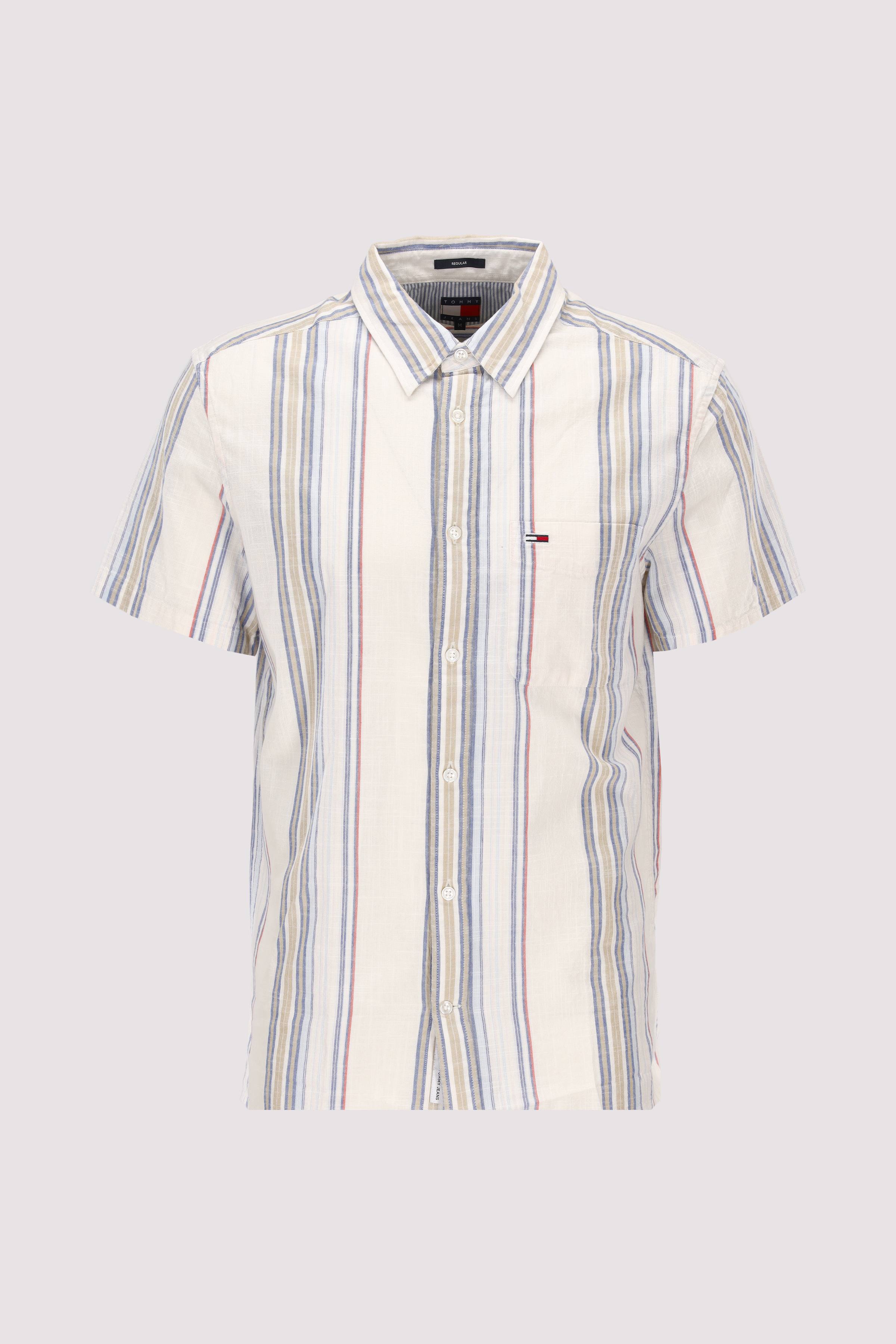 TJM REG SLUB STRIPE SS SHIRT E