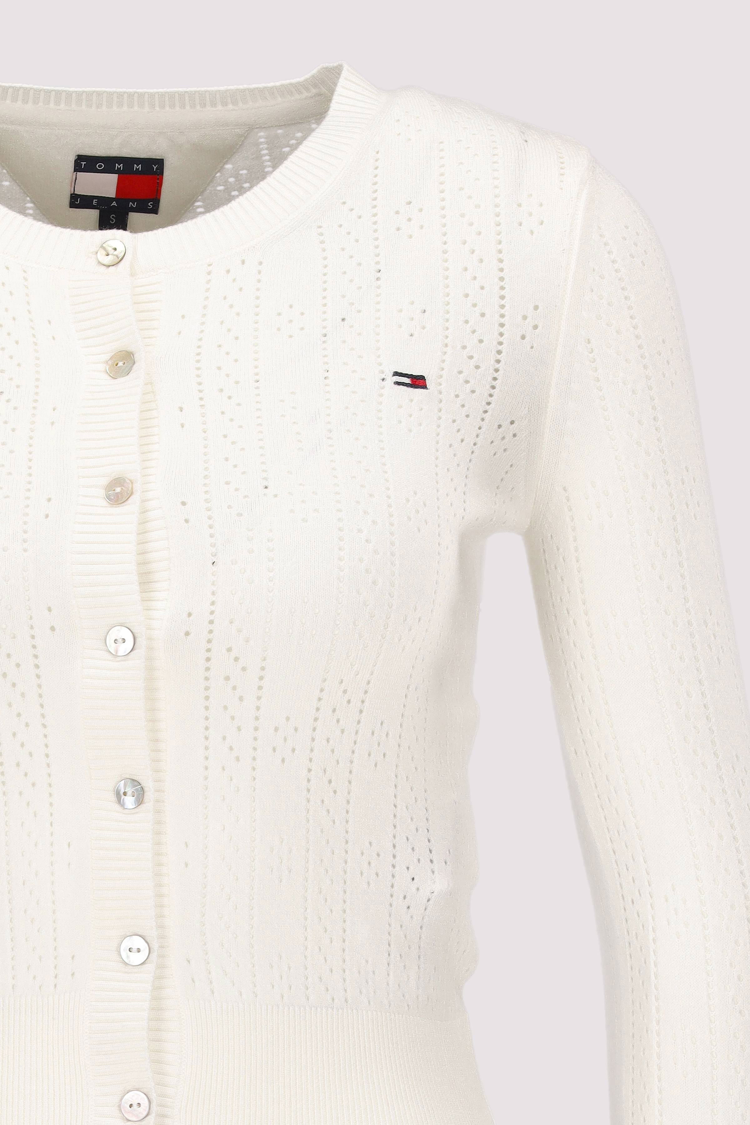 Tommy Hilfiger - TJW POINTELLE CREW NECK CARDIG Tommy Hilfiger - TJW POINTELLE CREW NECK CARDIG