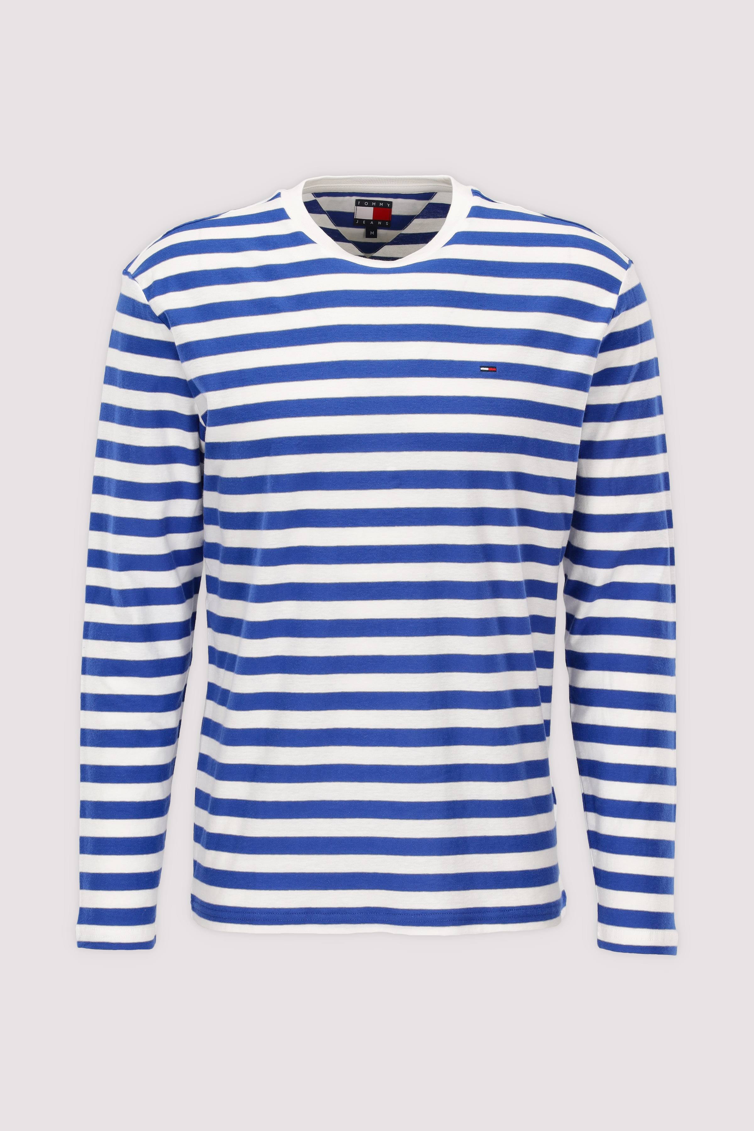 TJM REG ESS STRIPE LS TEE