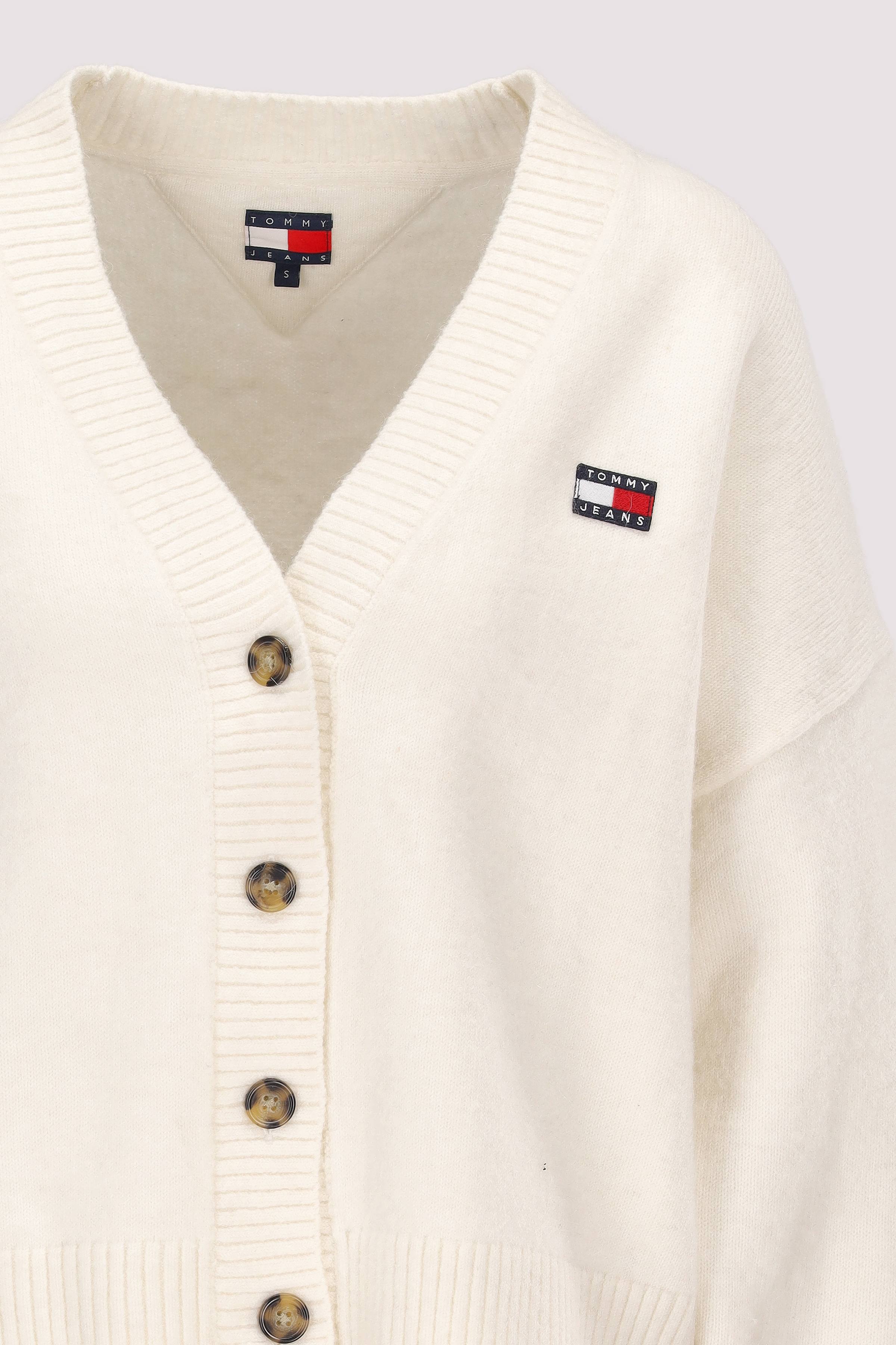 Tommy Hilfiger - Tommy Hilfiger Strickjacke Weiß