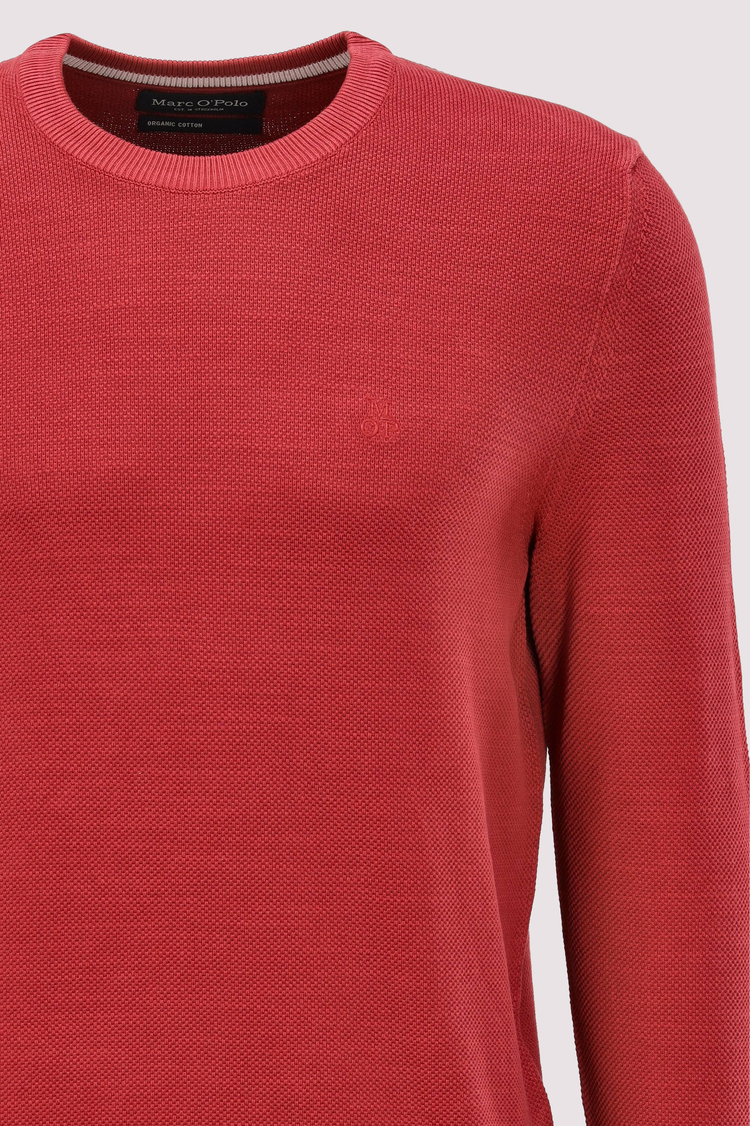 Marc O´Polo International - Crewneck, cotton slub, piqué s