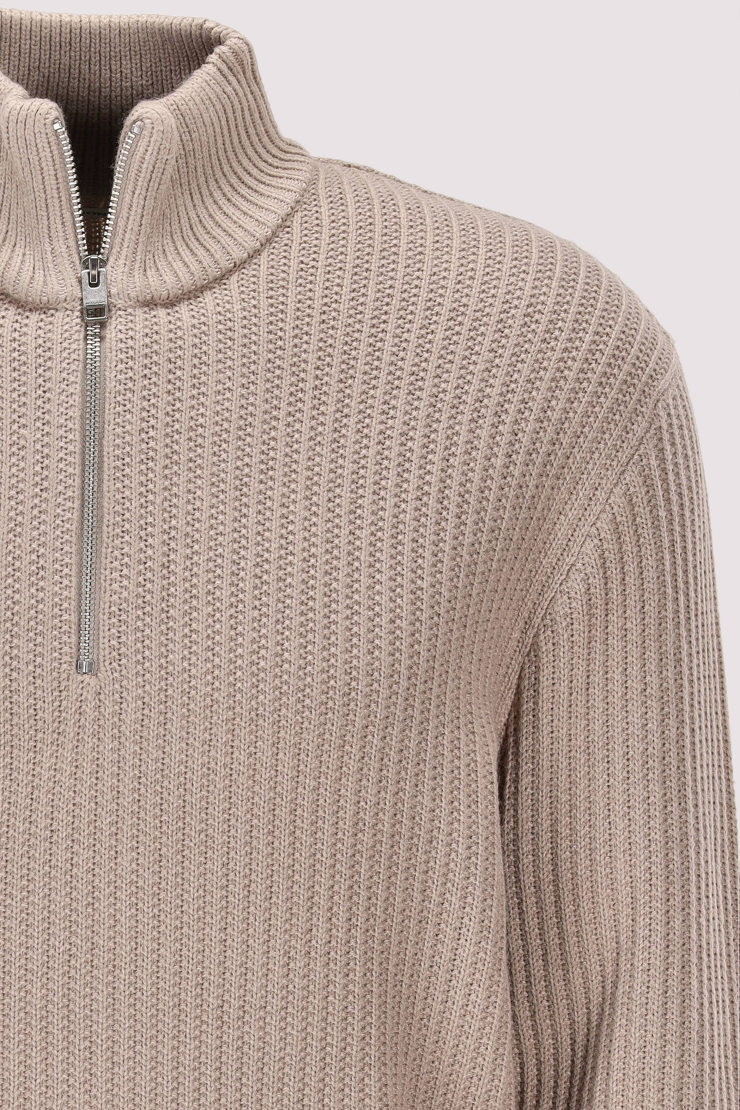 Jack and Jones - Jack and Jones Rundhalspullover grau