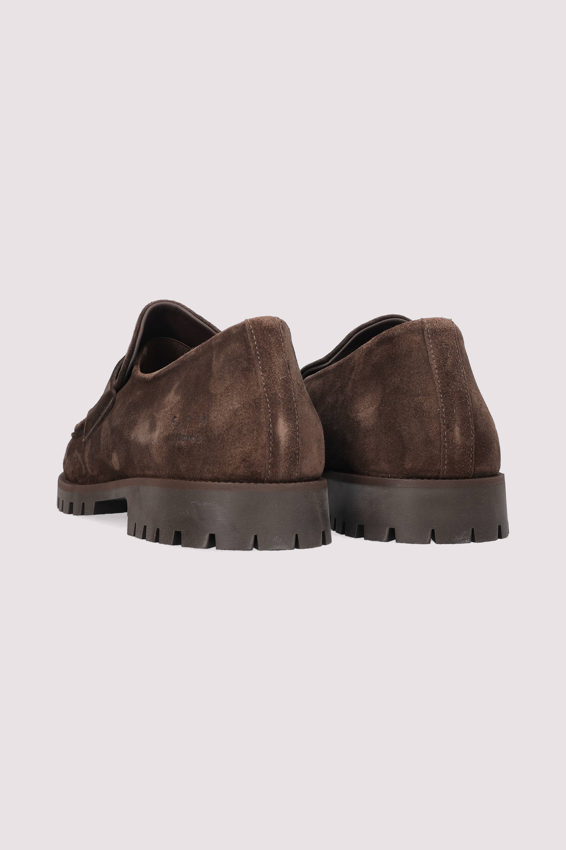 Copenhagen - Copenhagen Herren-Slipper Velours Braun