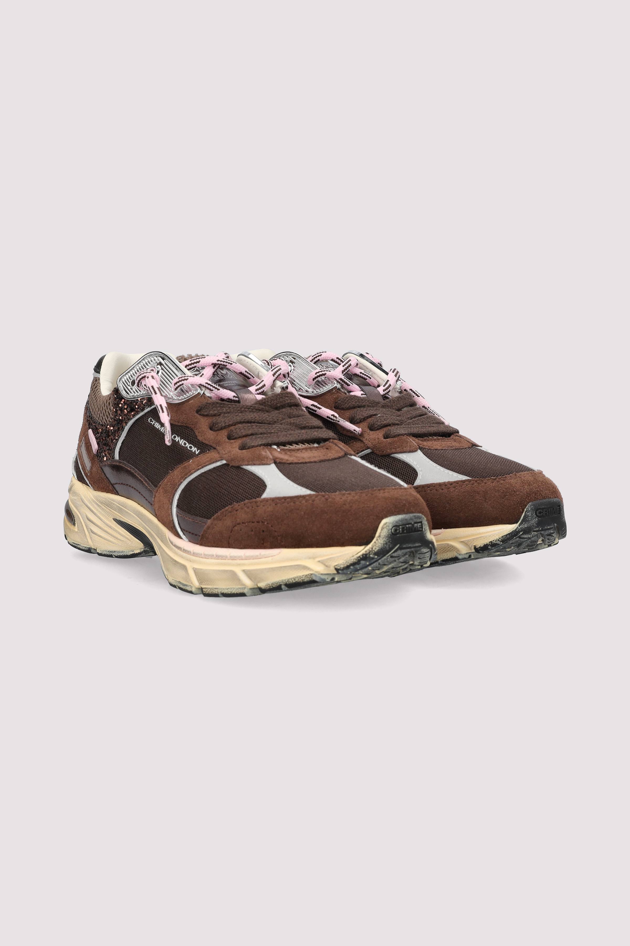 Crime London - Crime London Damen Sneaker bunte Optik