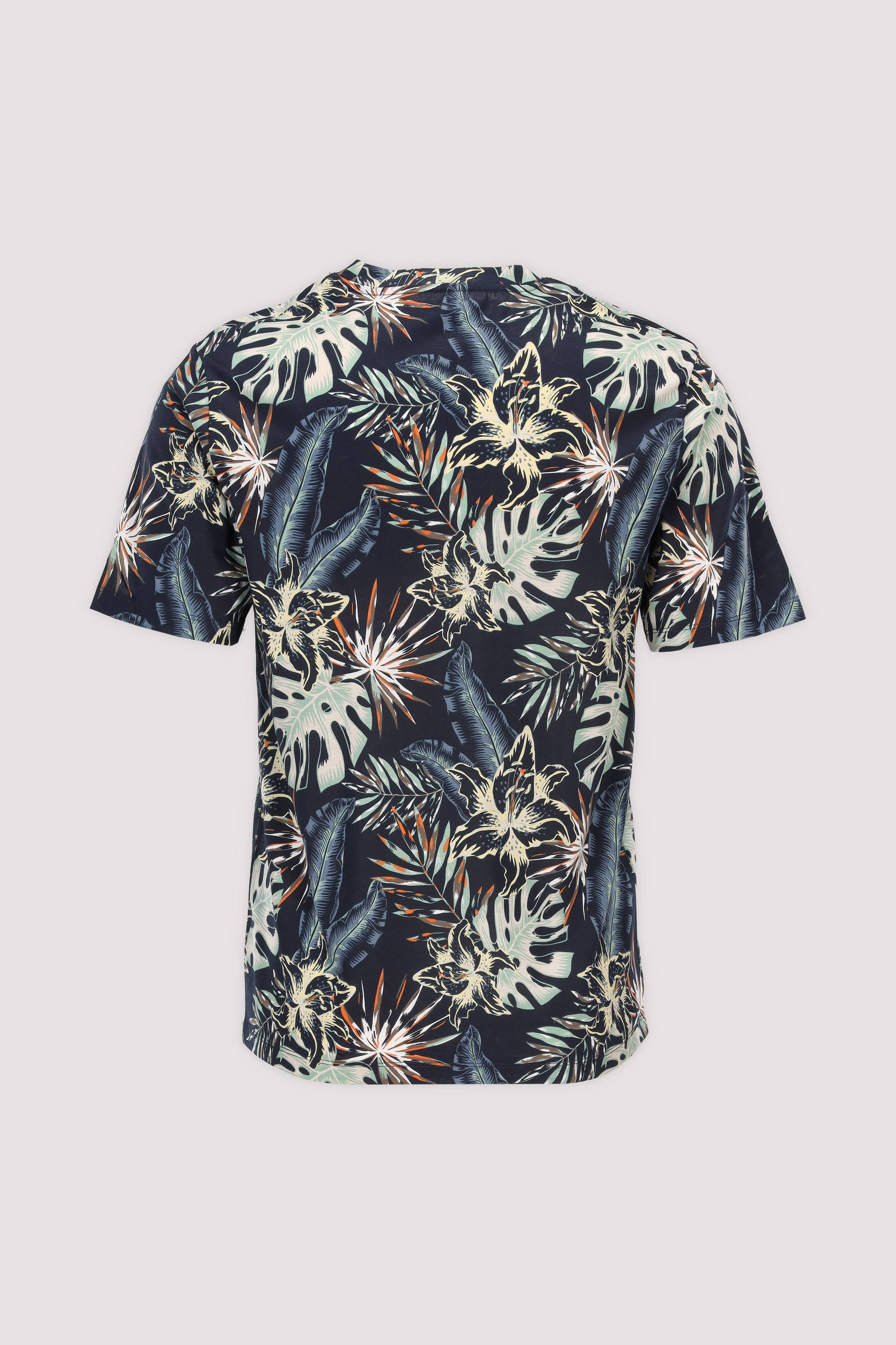 Jack and Jones - JJHONOLULU AOP TEE SS CREW NEC