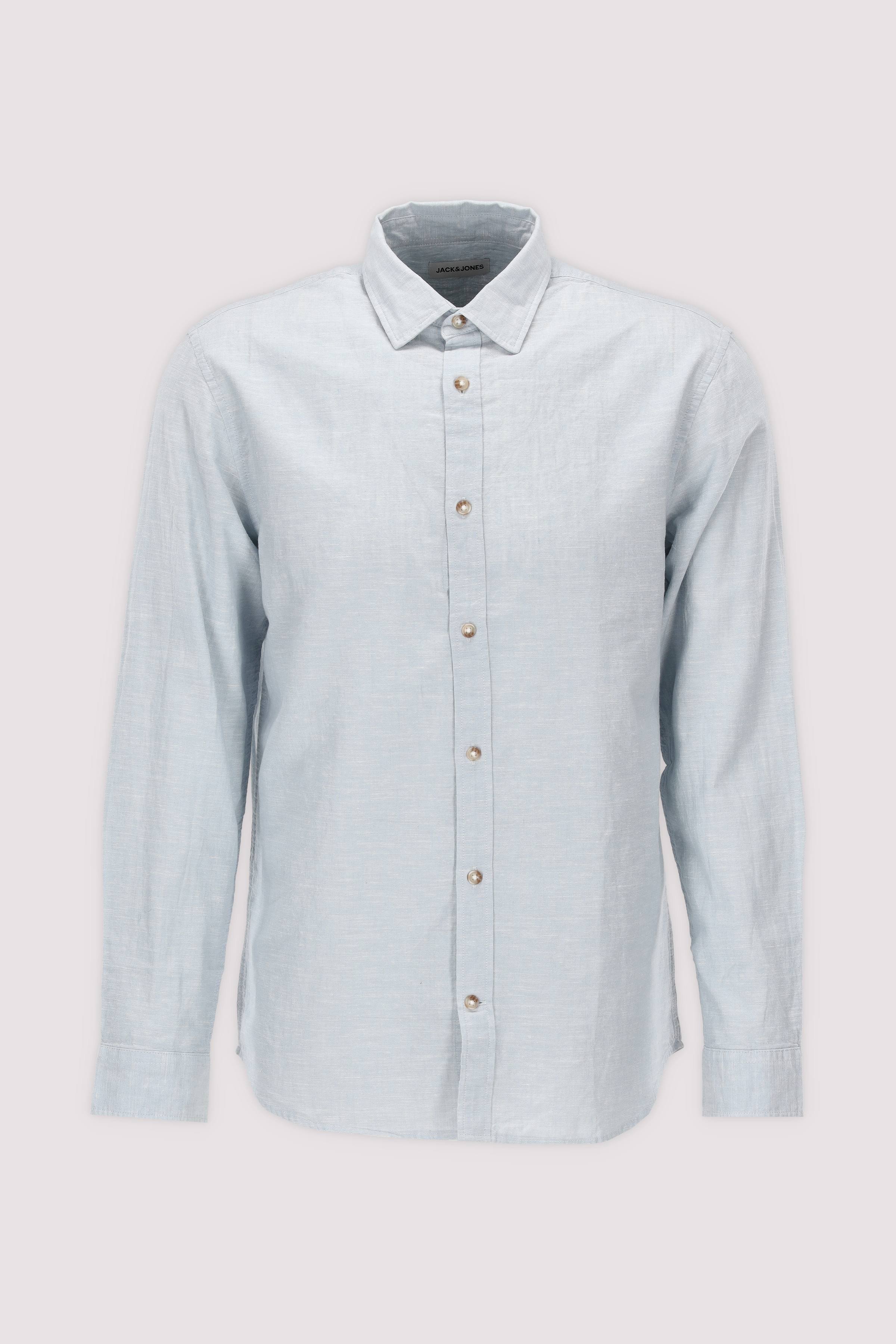 JJESUMMER LINEN BLEND SHIRT L/