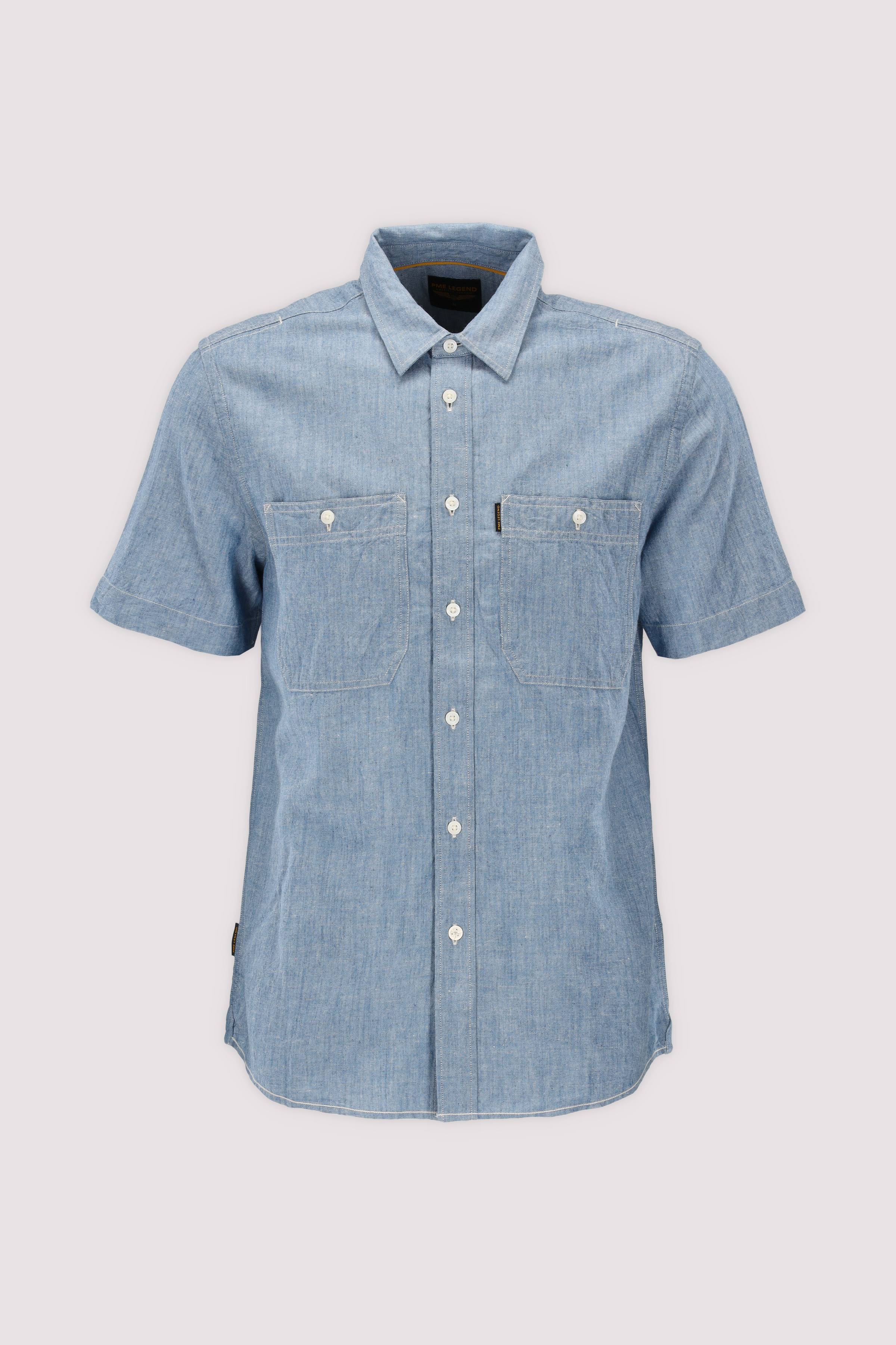 Short Sleeve Shirt Ctn/Linen C