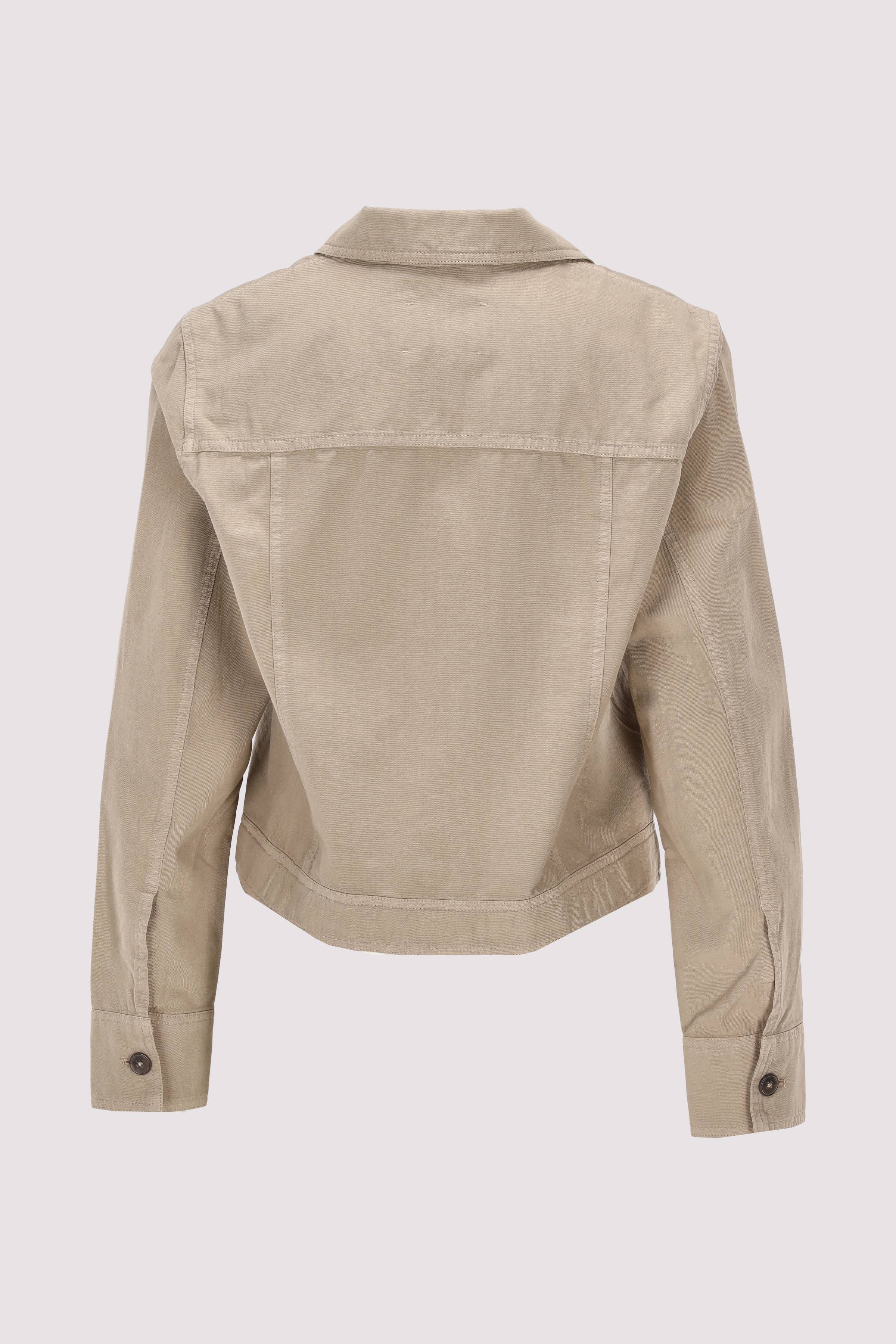 Indoor jacket, collar, long sl