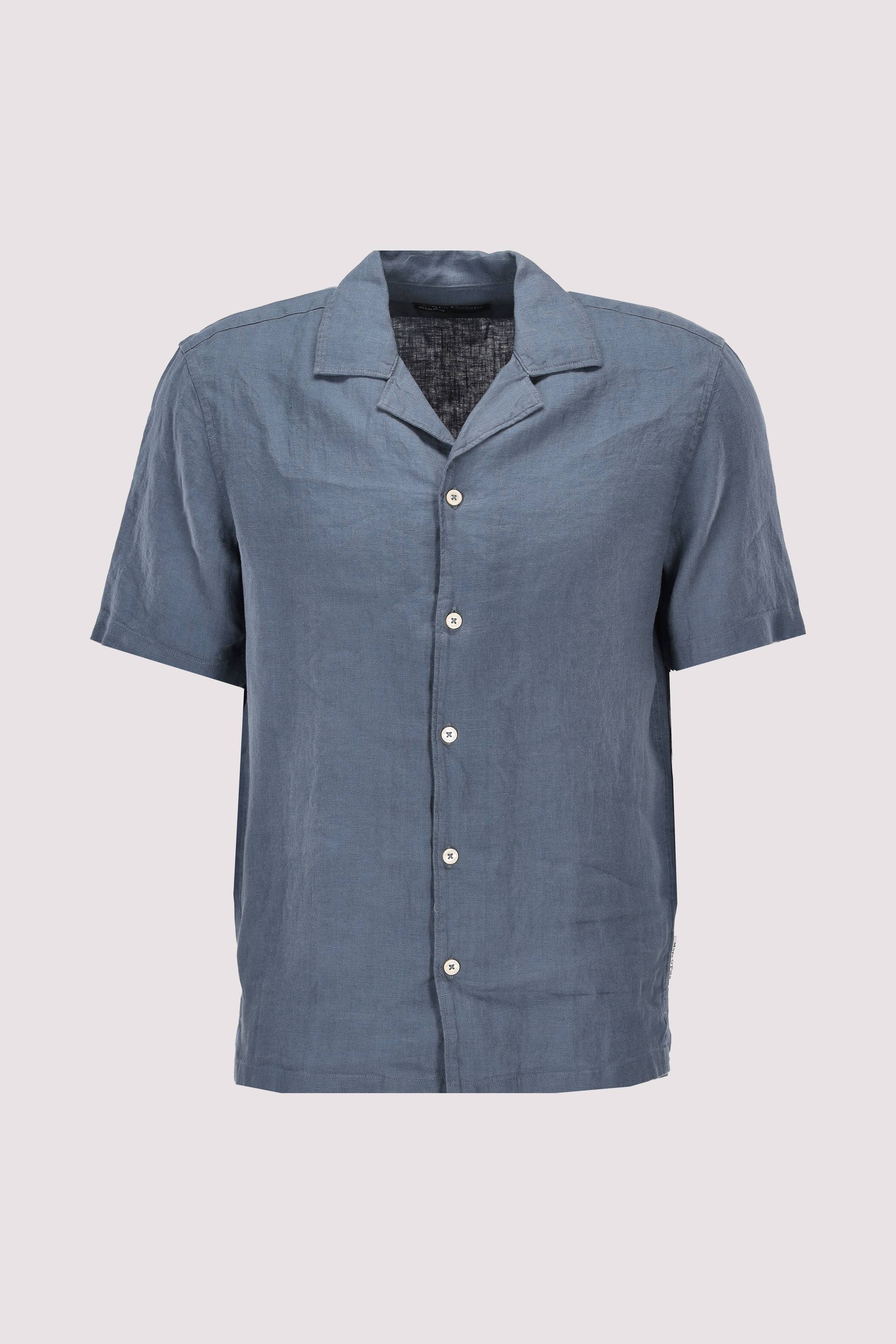Camp collar, short sleeves, sl
