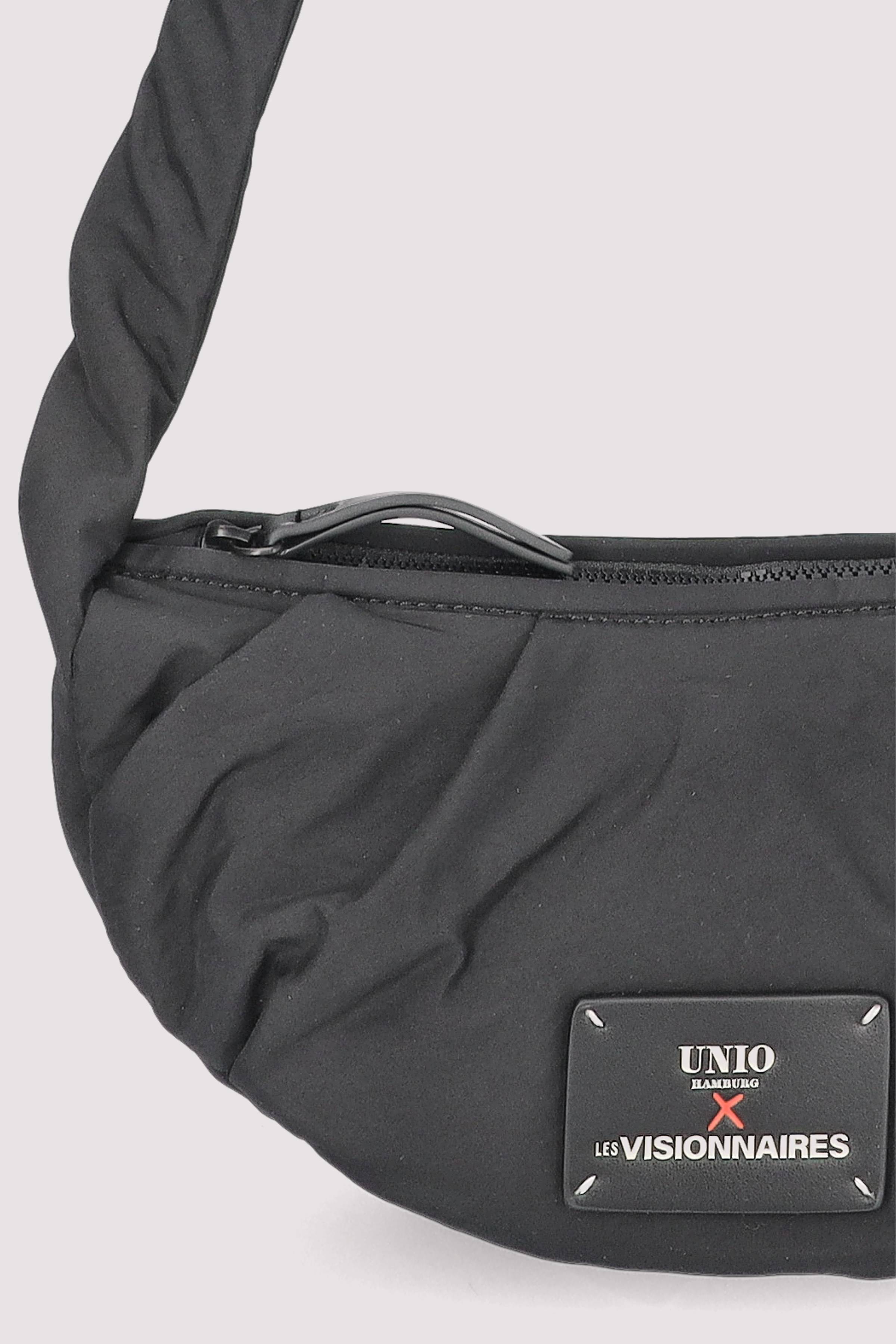 Schwarze Crossbody-Bag, leicht tragbar