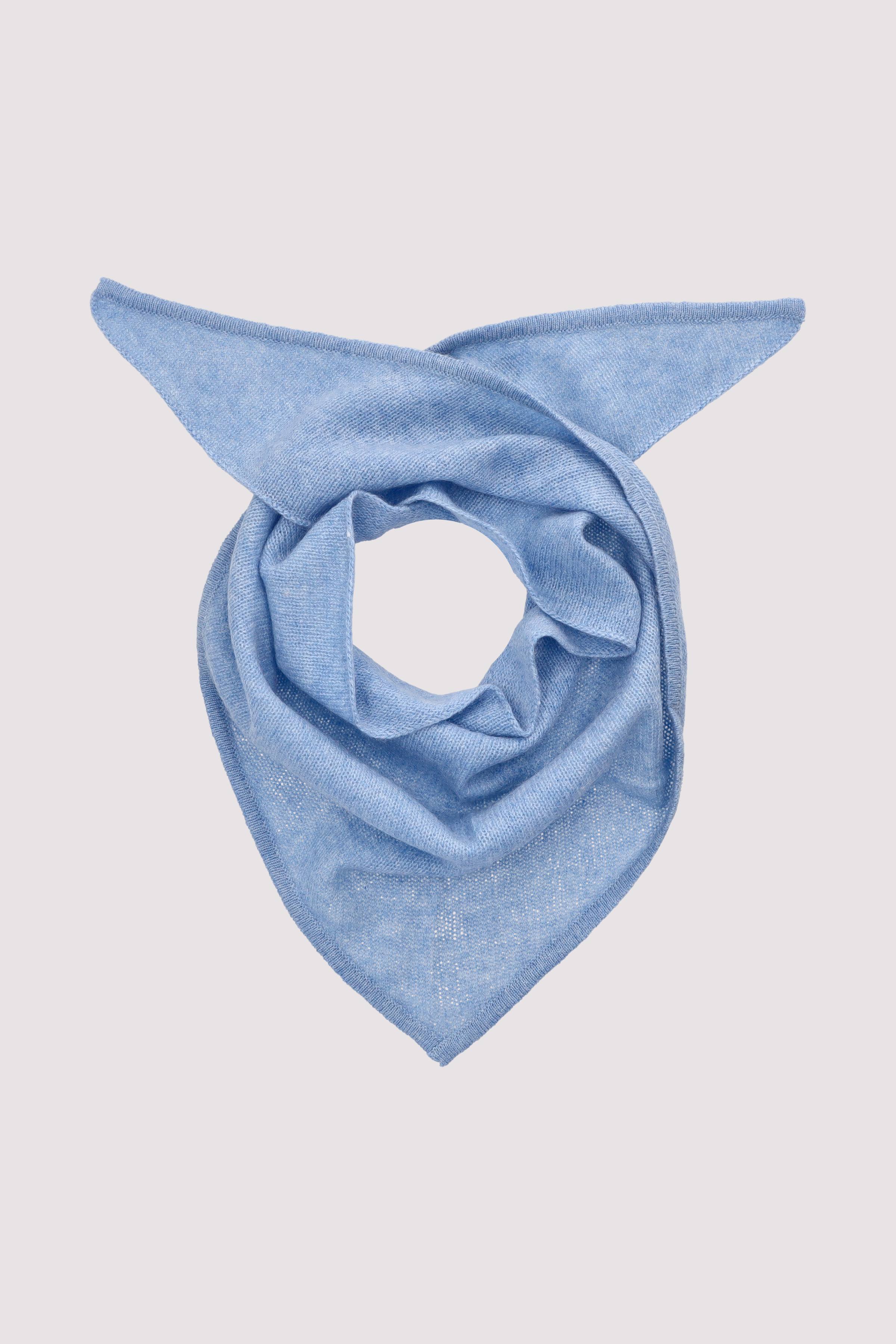 Hellblauer Schal von Pontia, vielseitig