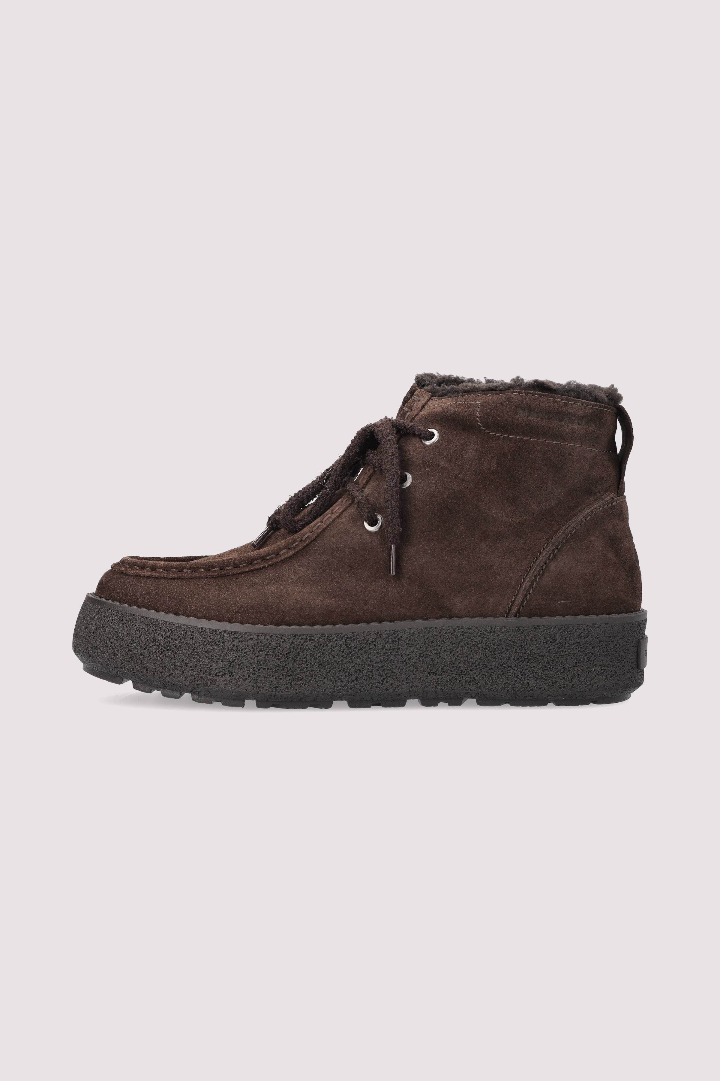 Leather Lace Up Booties