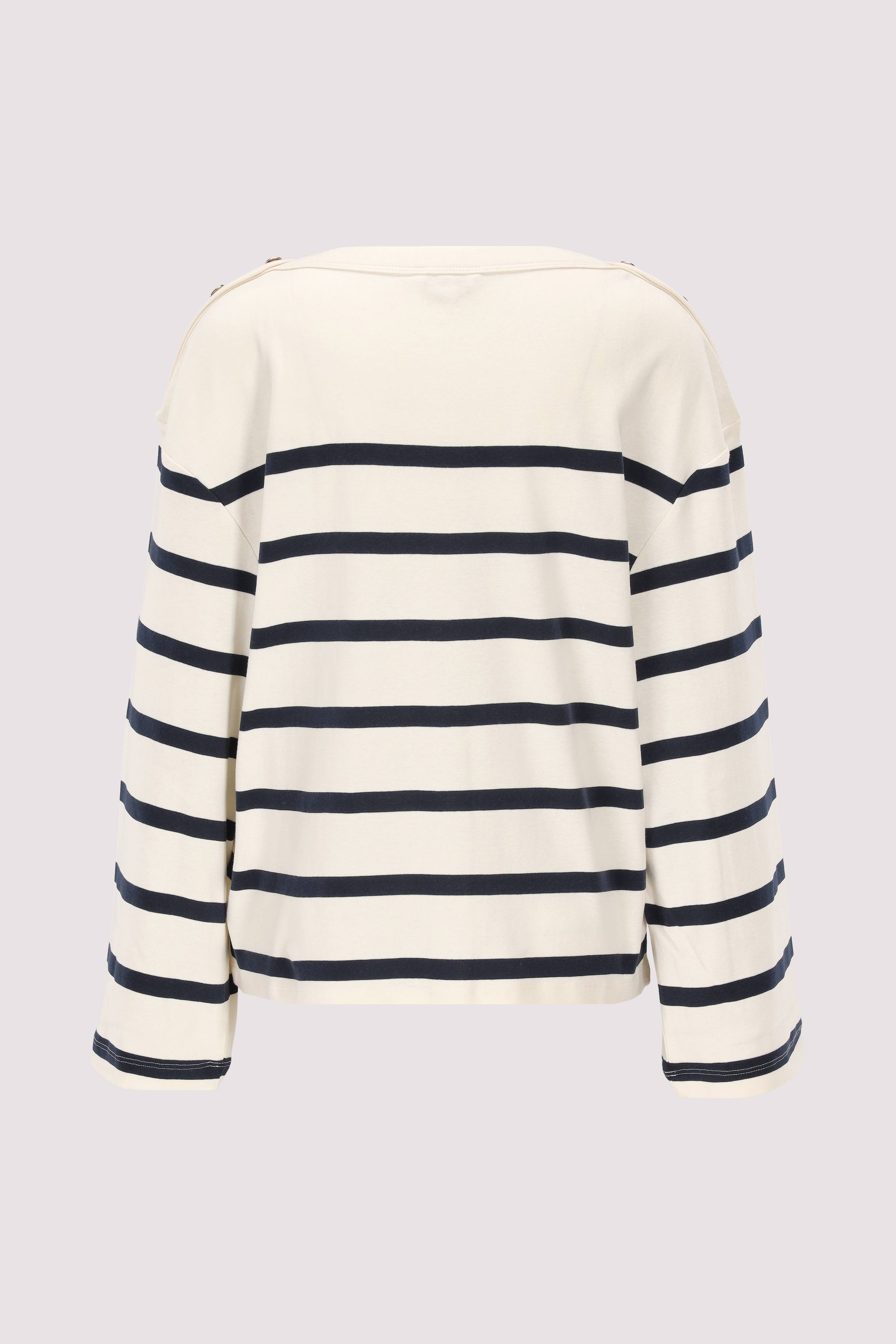 Tommy Hilfiger - LWK GOLD BUTTON BOAT-NK LS TEE Tommy Hilfiger - LWK GOLD BUTTON BOAT-NK LS TEE