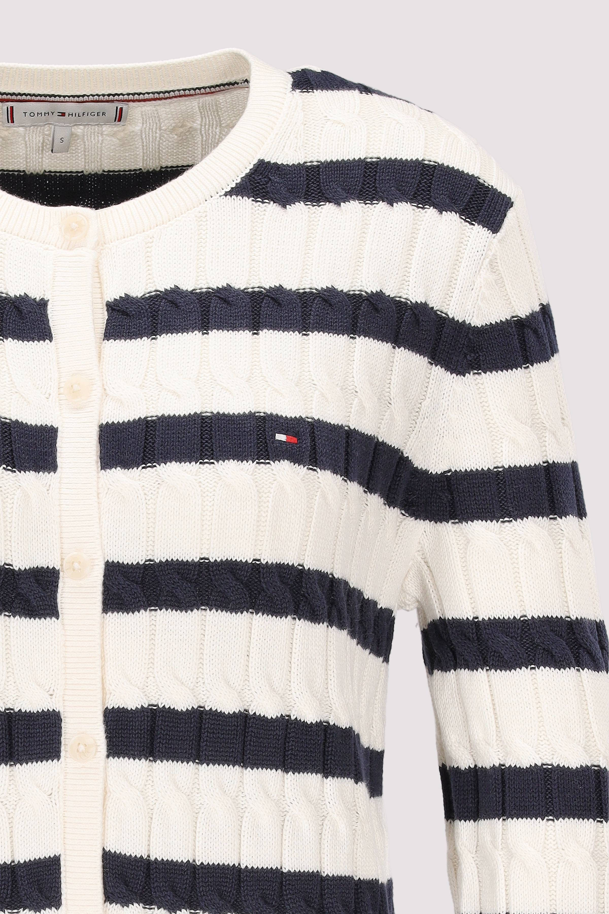 Tommy Hilfiger - CO CABLE MID GG C-NK LS CARDI Tommy Hilfiger - CO CABLE MID GG C-NK LS CARDI