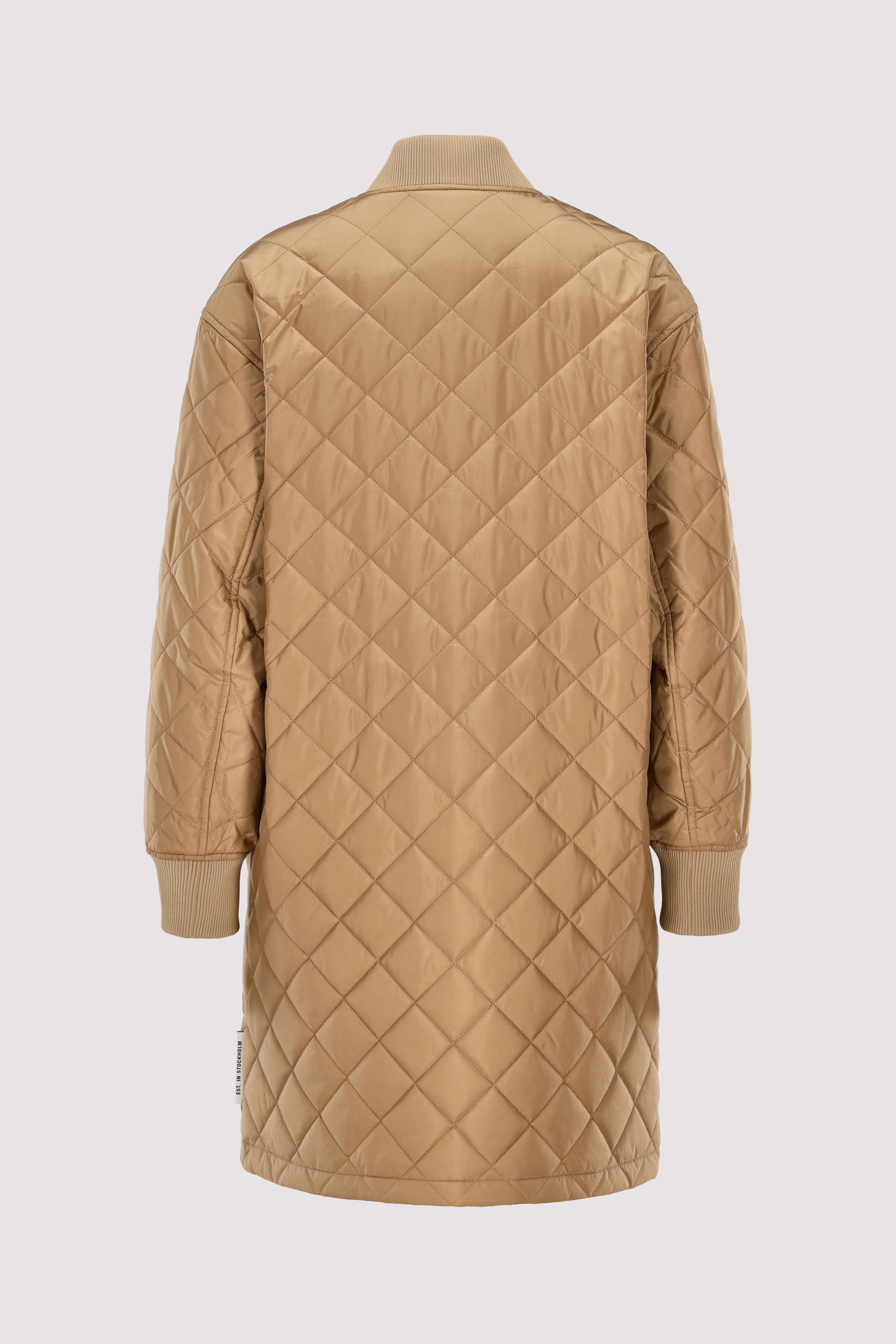 Quilted blouson coat, corduroy