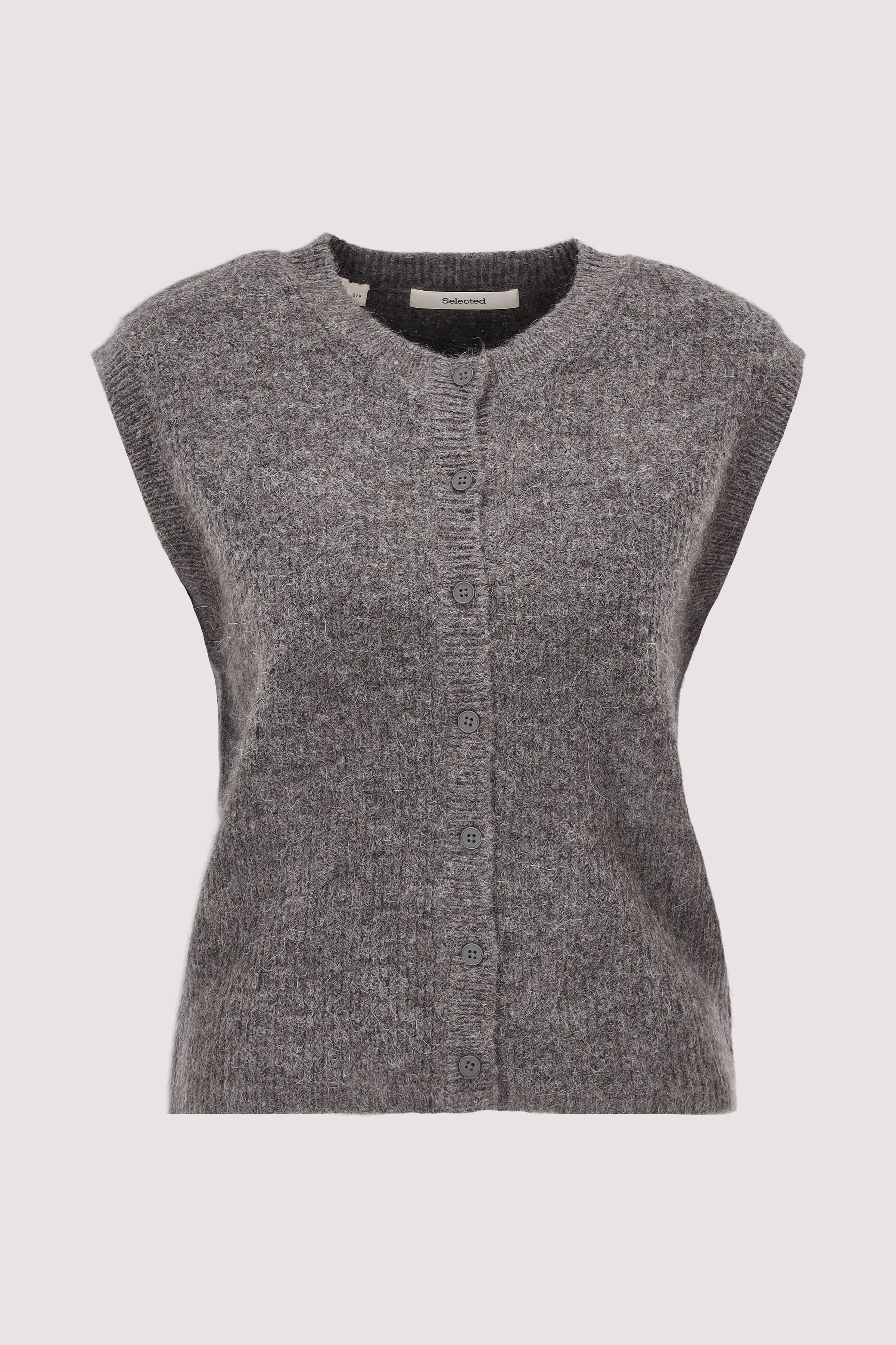 SLFLULU SL BUTTON O-NECK VEST 