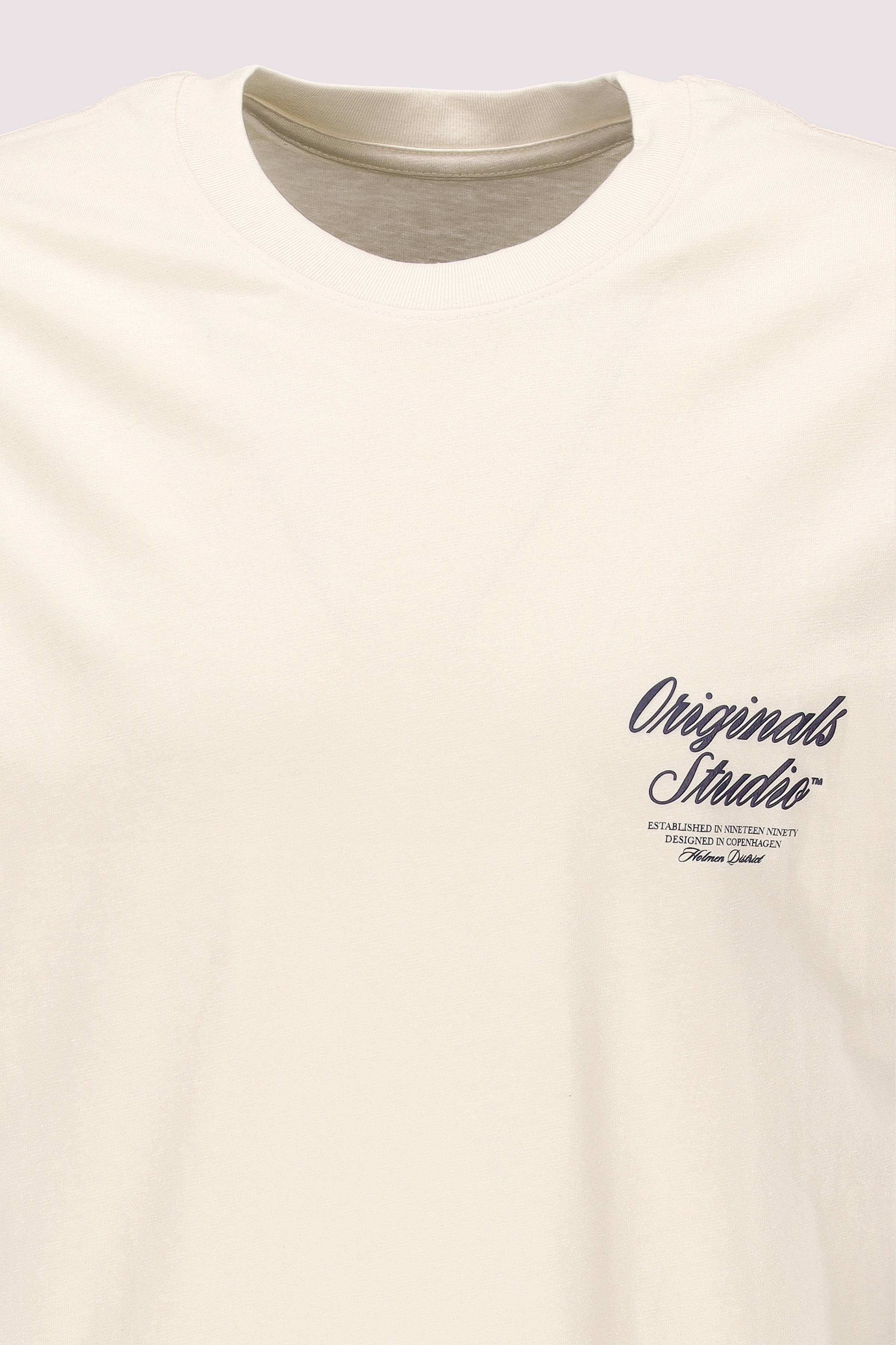 Jack and Jones - JORNORREBRO TYPO TEE SS CREW N