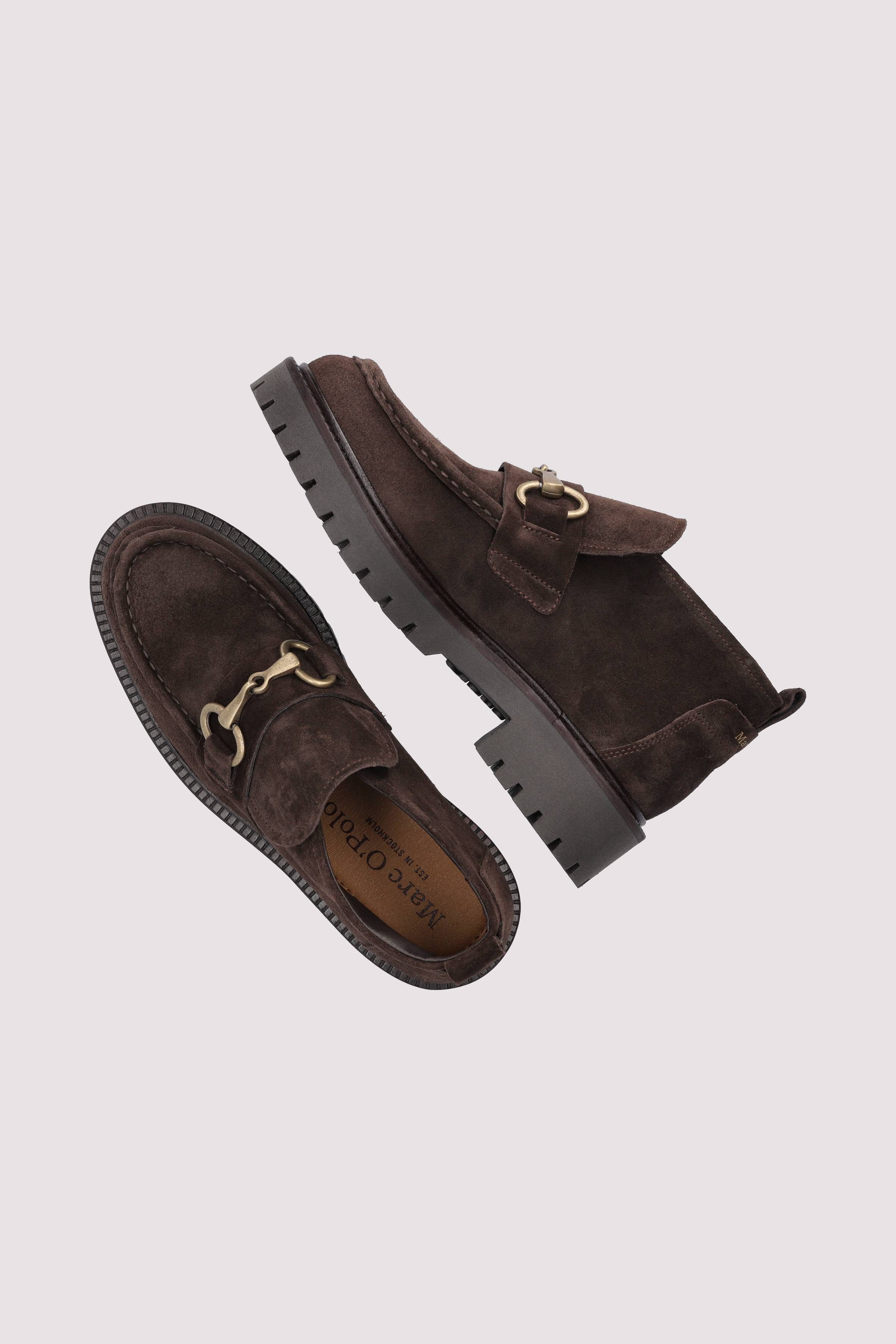 Marc O Polo Schuhe - Marc O'Polo Damen-Leder-Slipper braun