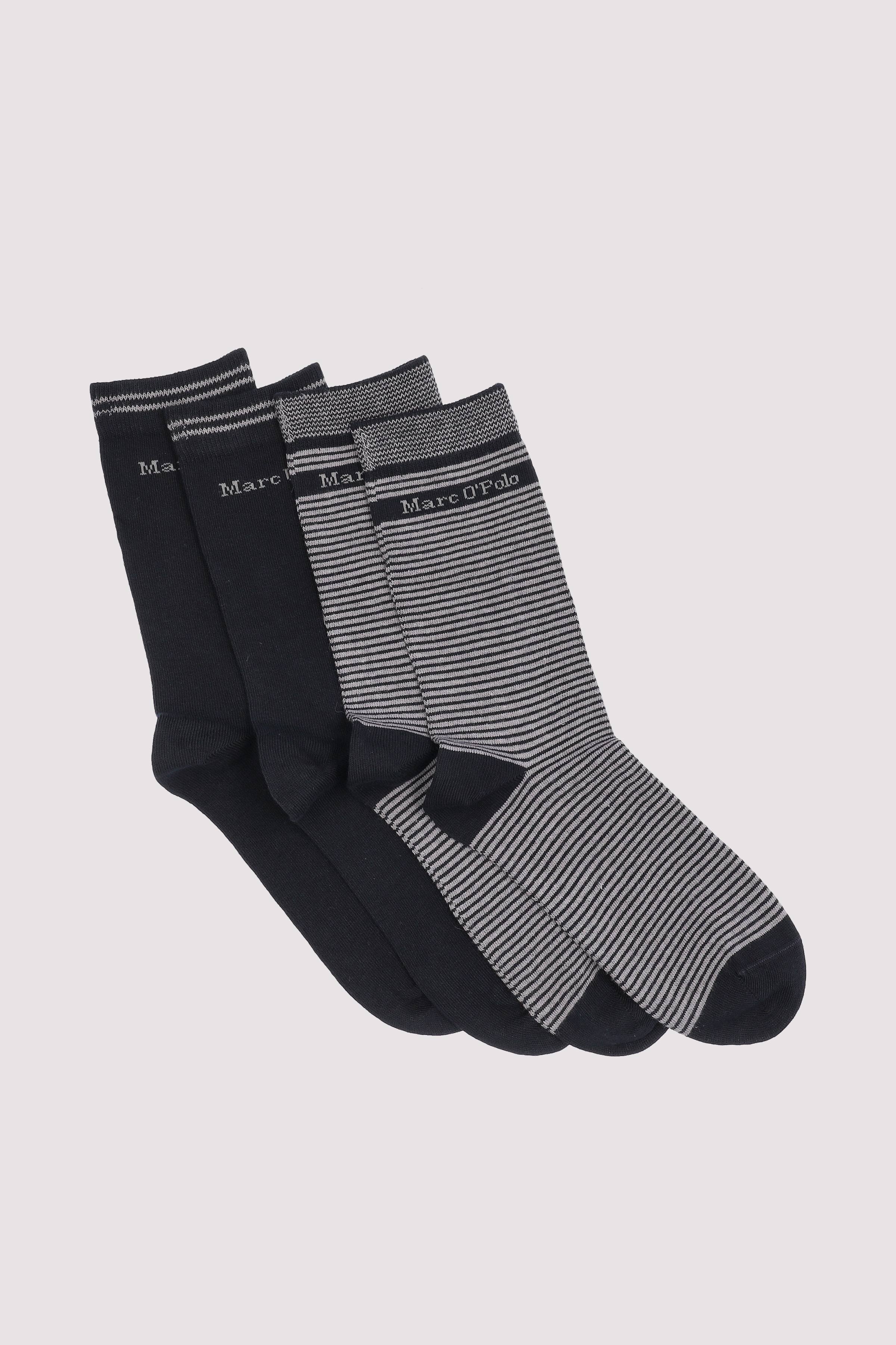 Regular Socks, Striped, mix, 2