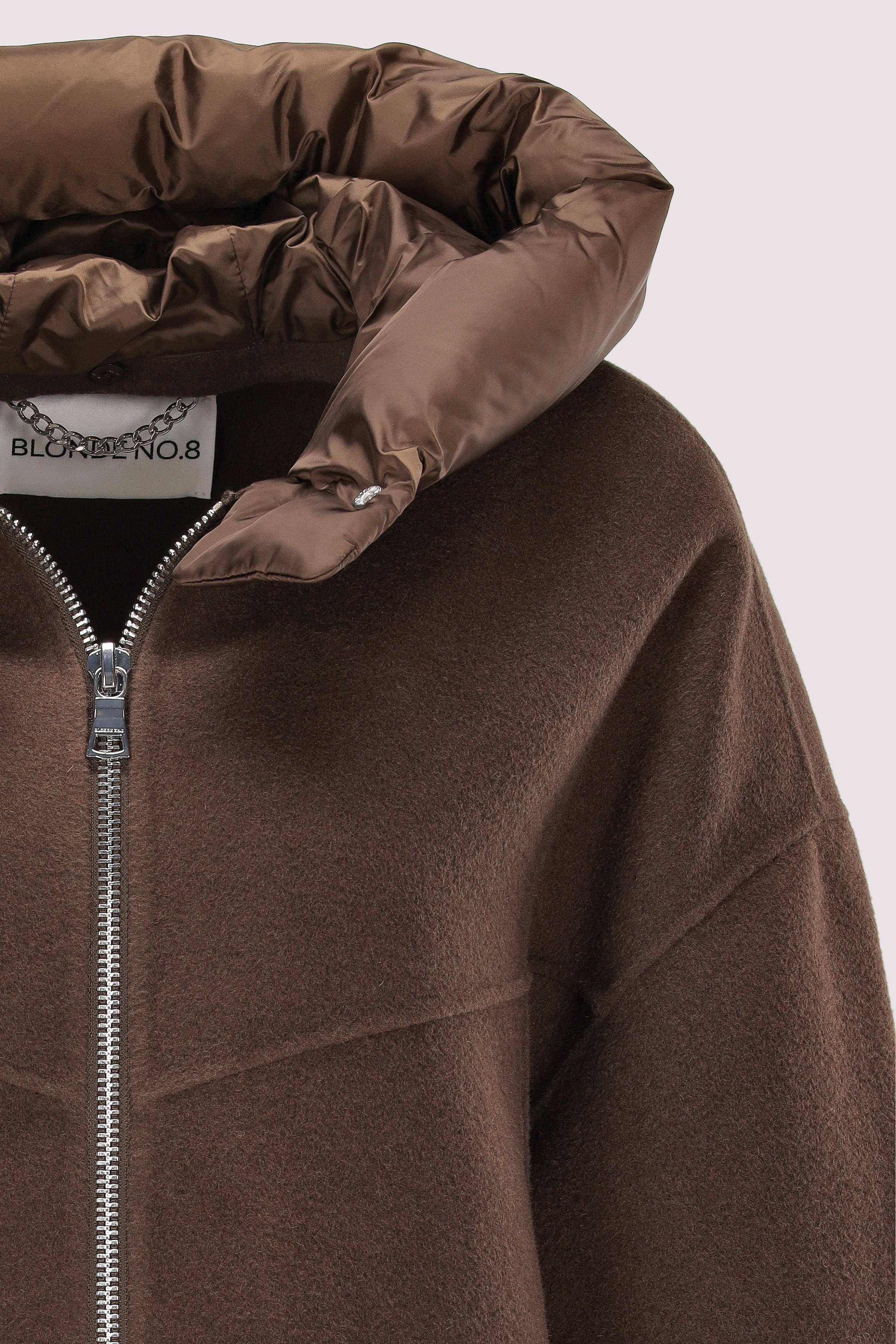 Blonde No. 8 - Wolljacke braun für Damen, warm und läss