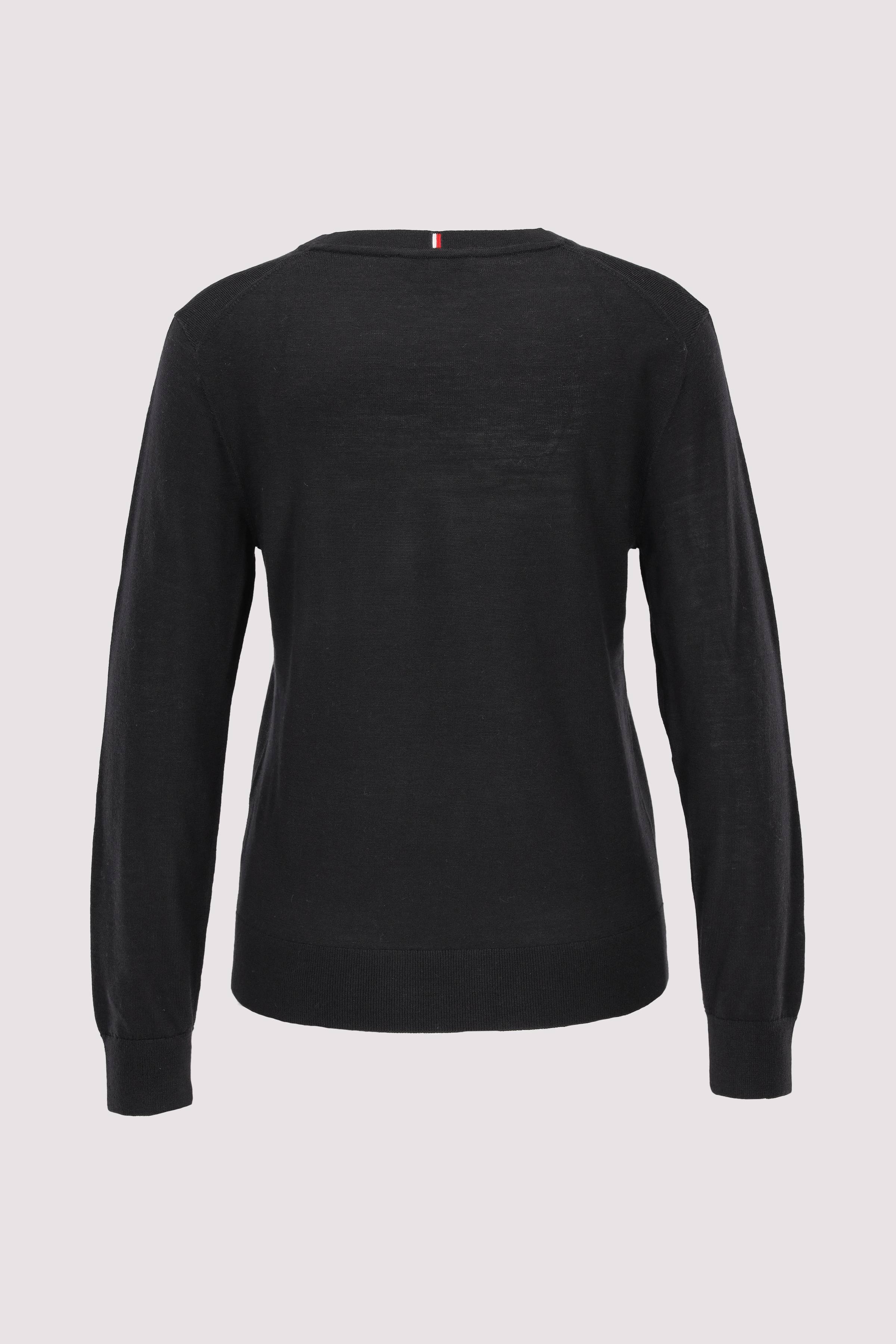 Tommy Hilfiger - MERINO V-NK LS SWEATER