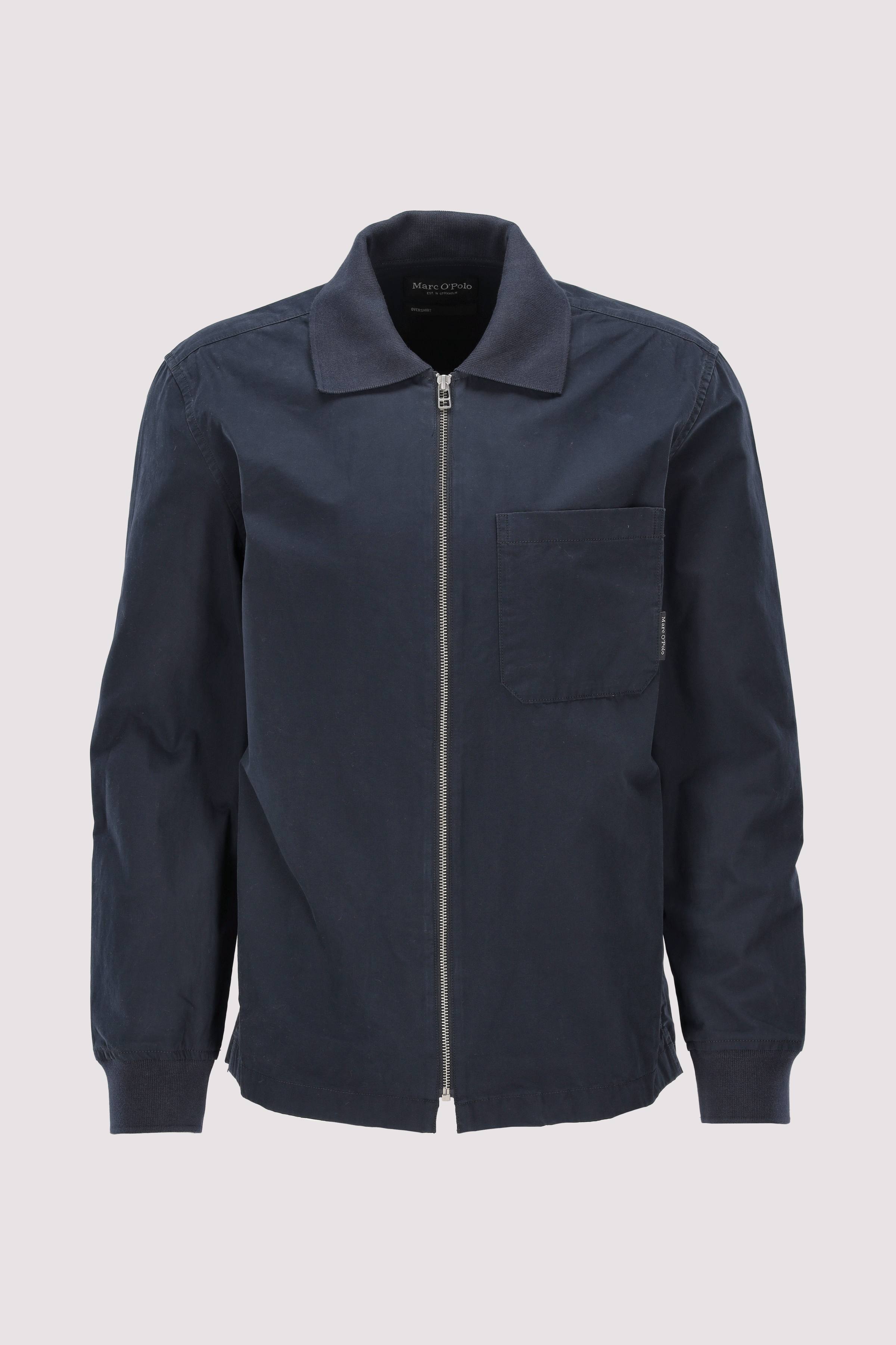 Marc O´Polo International - Overshirt with knitted collar,